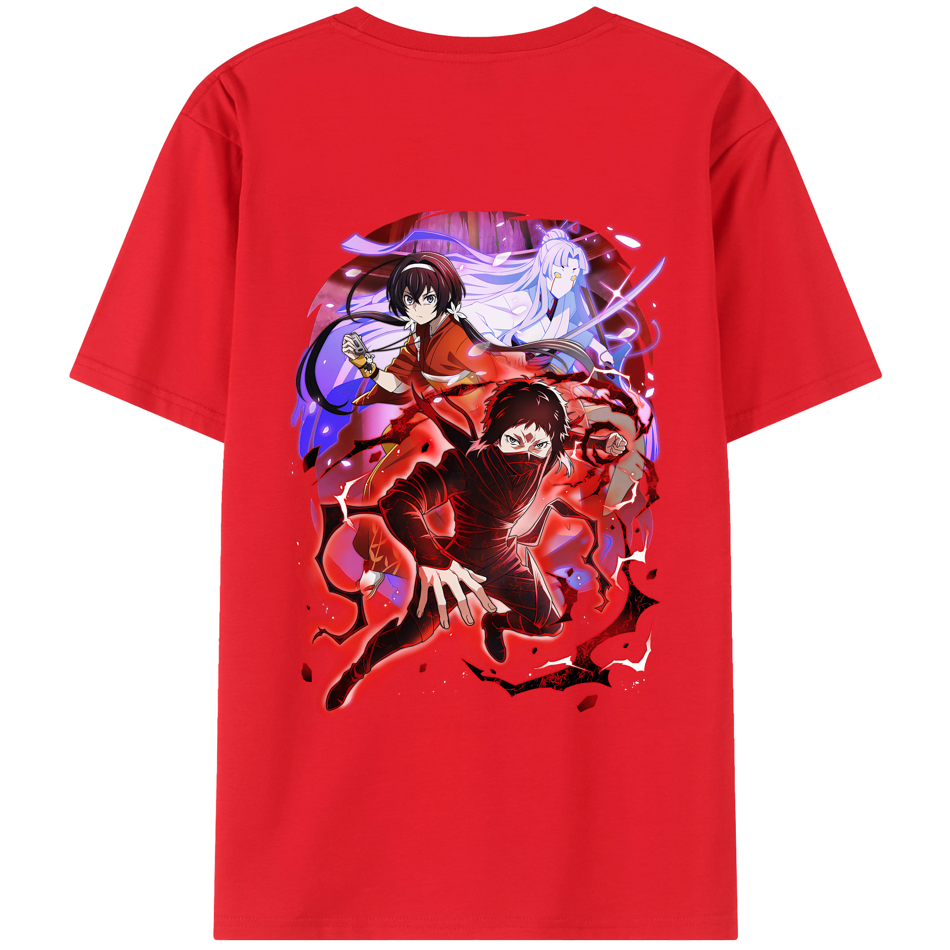 （画像用） Digimon デジタルモンスター/デジモン レディース半袖Tシャツ(バックプリント)