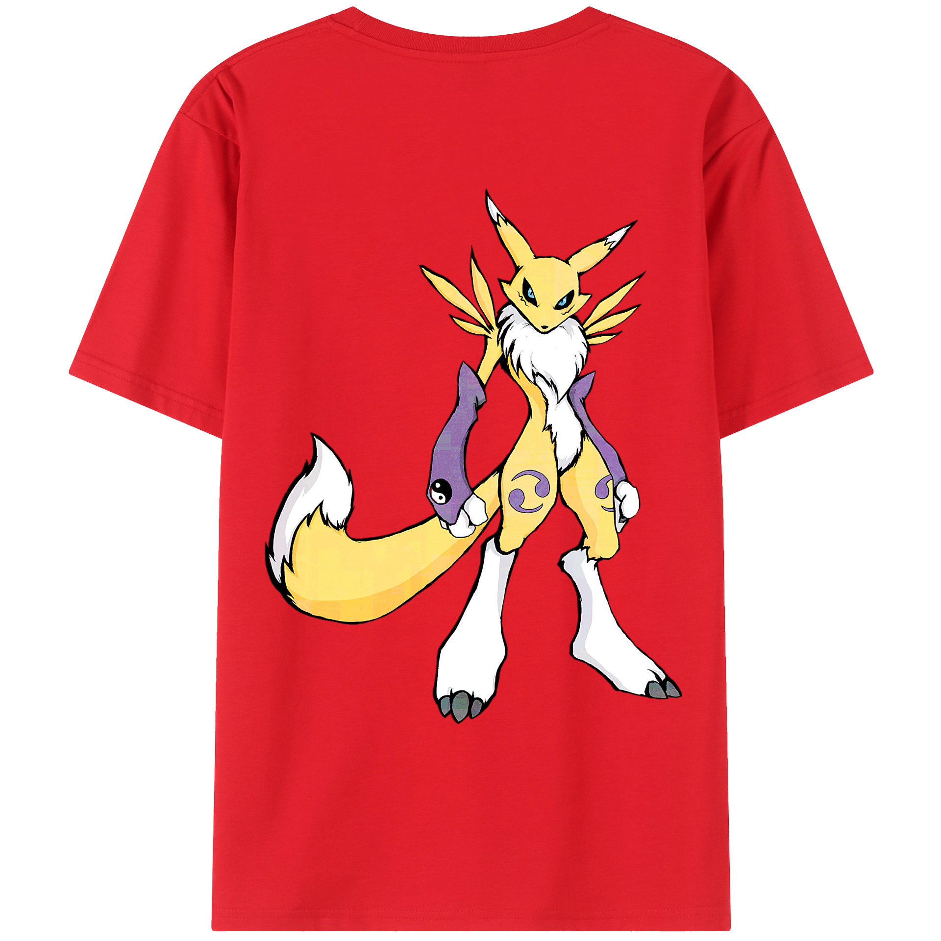 （画像用） Digimon デジタルモンスター/デジモン レディース半袖Tシャツ(バックプリント)