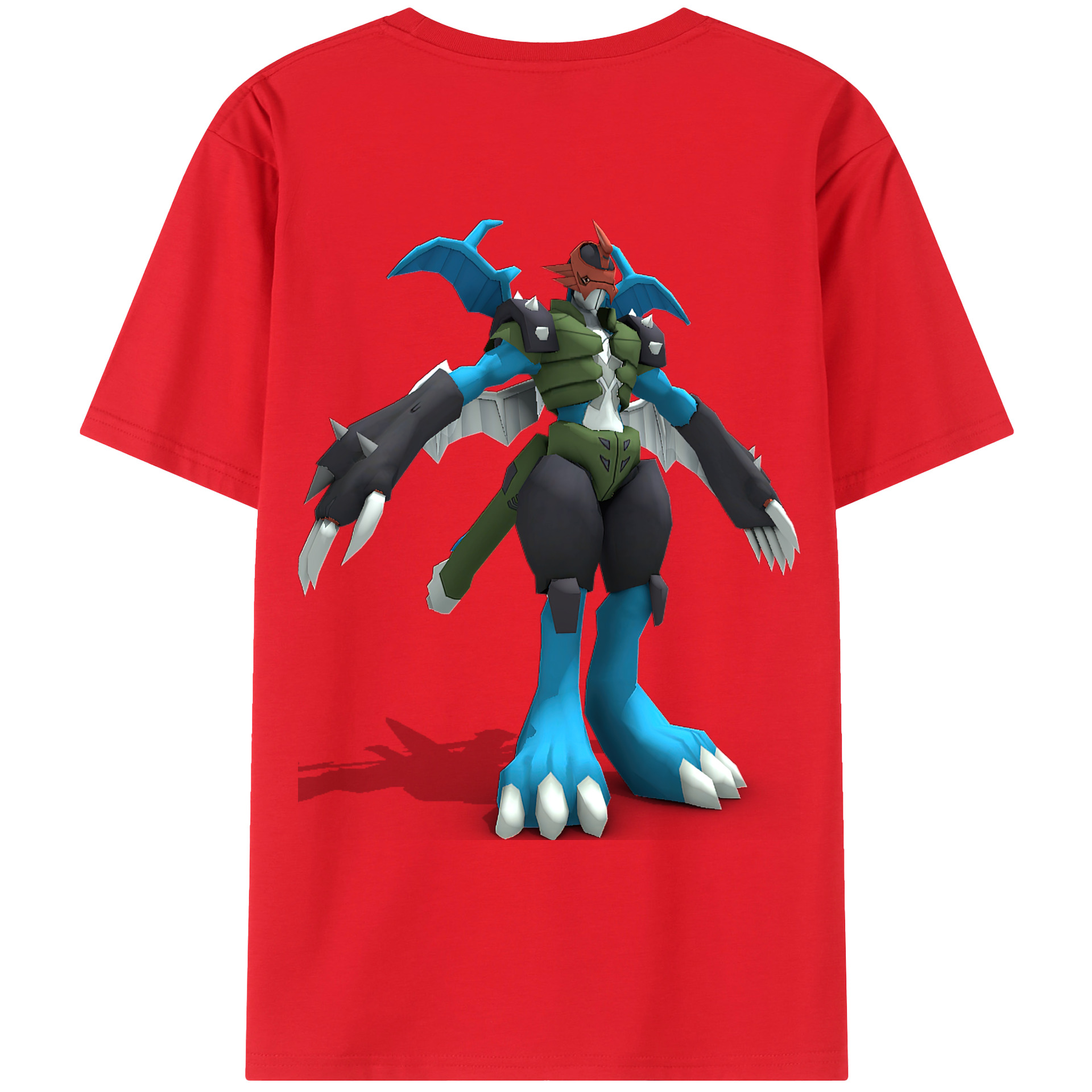 （画像用） Digimon デジタルモンスター/デジモン レディース半袖Tシャツ(バックプリント)