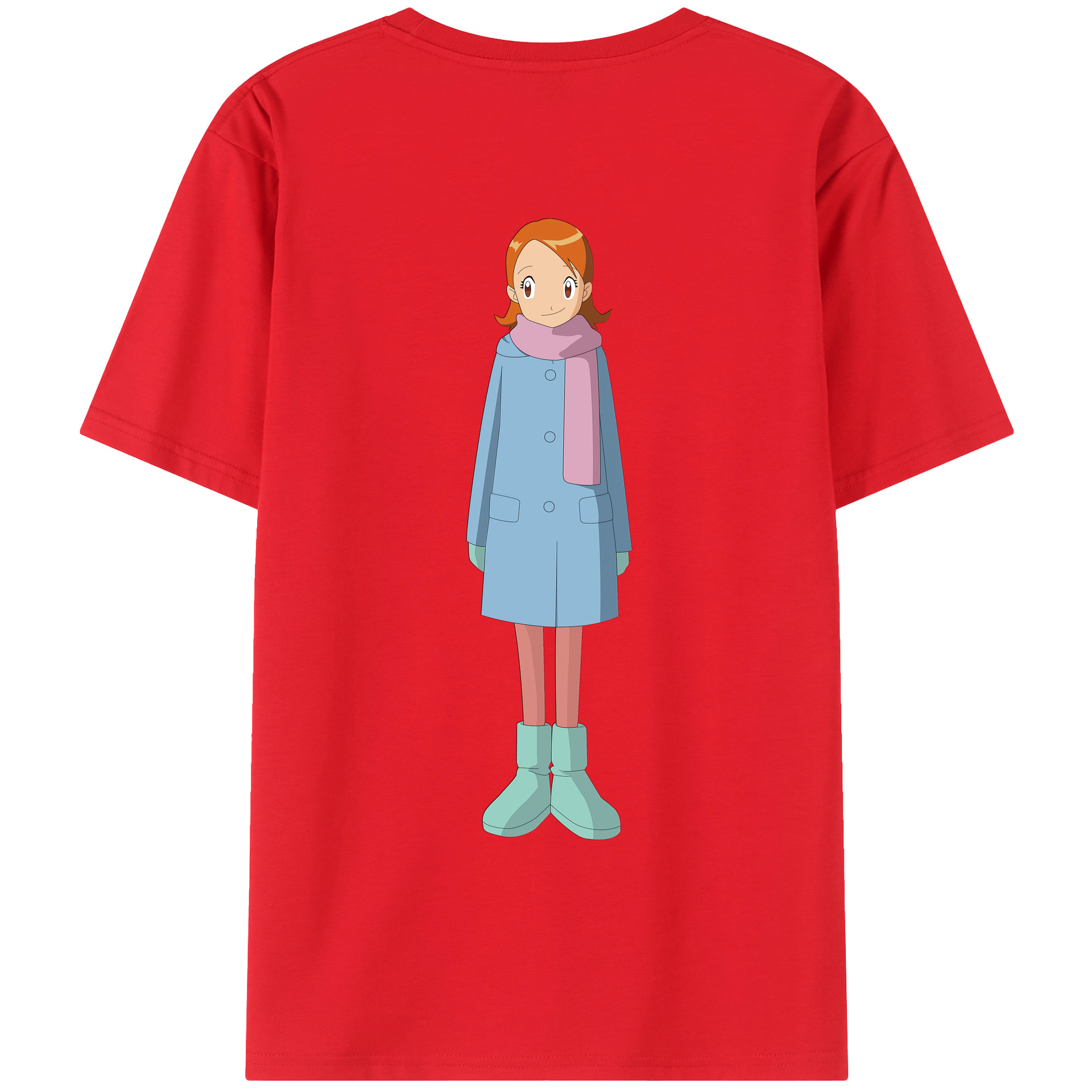 （画像用） Digimon デジタルモンスター/デジモン レディース半袖Tシャツ(バックプリント)