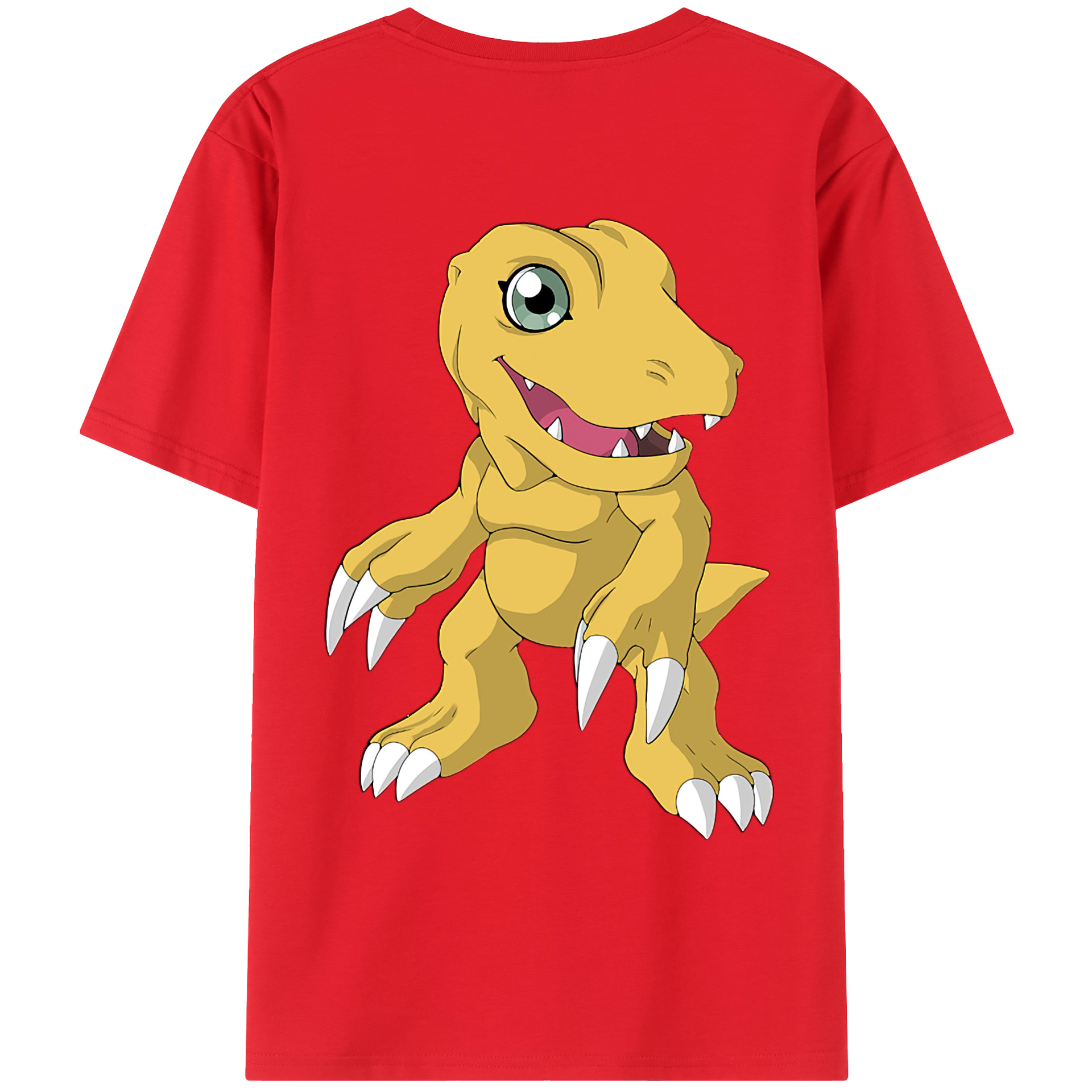 （画像用） Digimon デジタルモンスター/デジモン レディース半袖Tシャツ(バックプリント)