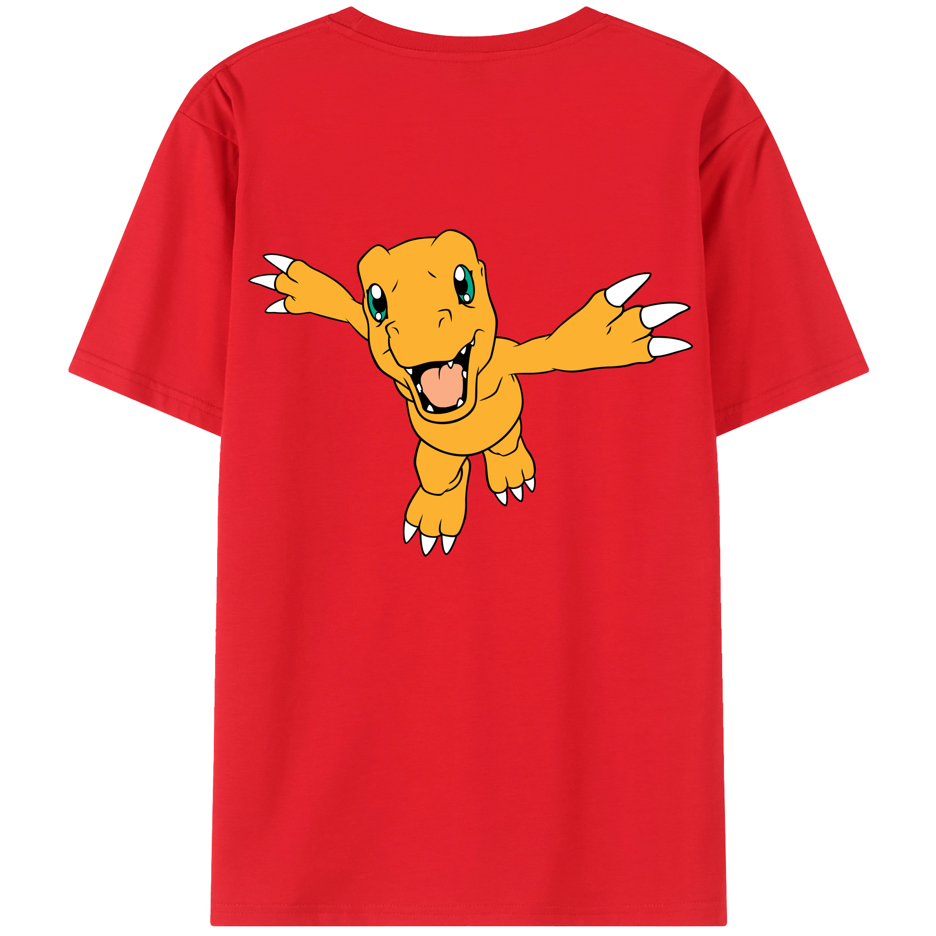 （画像用） Digimon デジタルモンスター/デジモン レディース半袖Tシャツ(バックプリント)