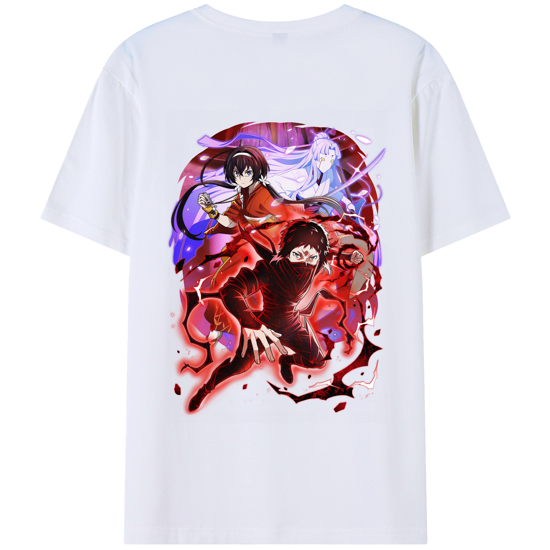 （画像用） Digimon デジタルモンスター/デジモン レディース半袖Tシャツ(バックプリント)