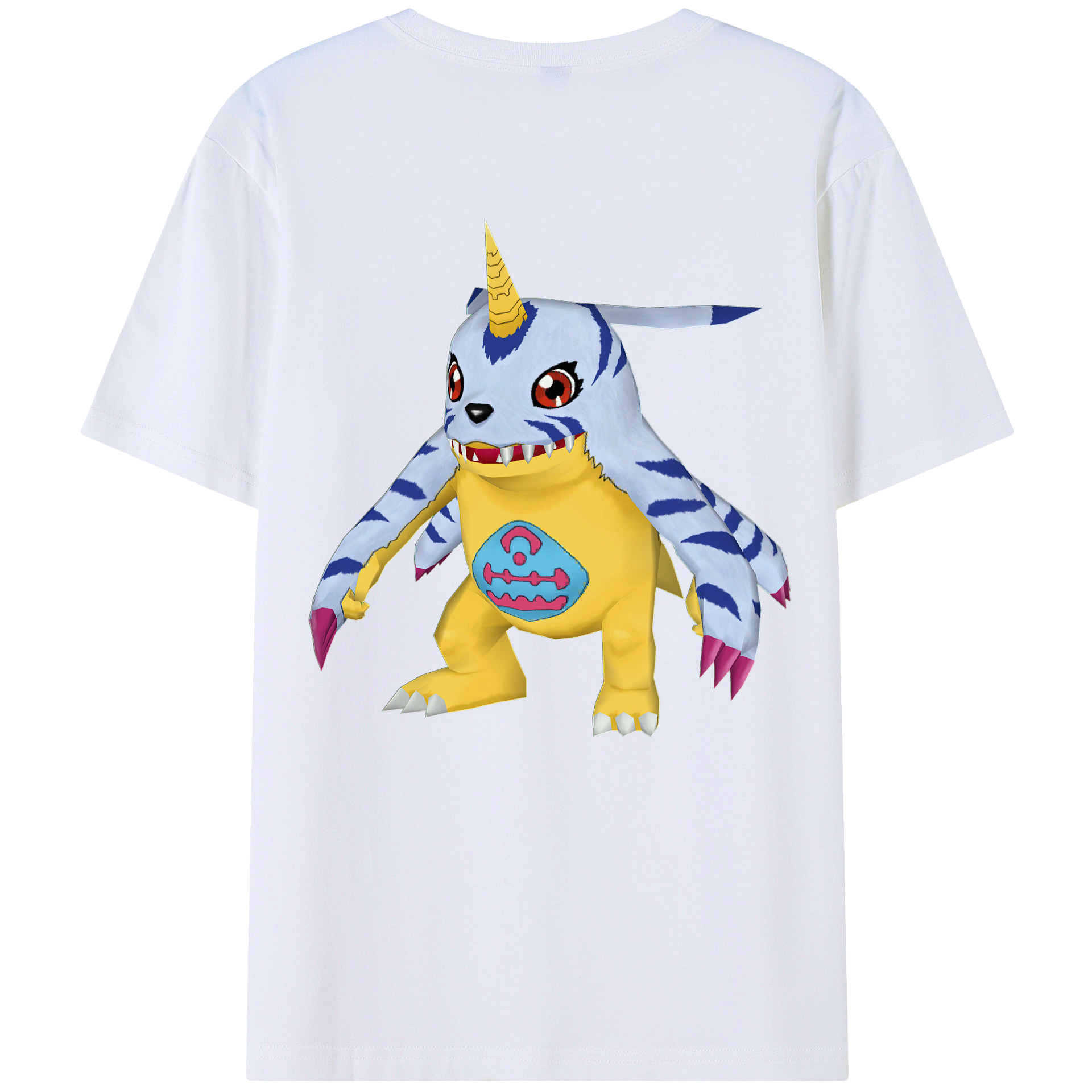 （画像用） Digimon デジタルモンスター/デジモン レディース半袖Tシャツ(バックプリント)