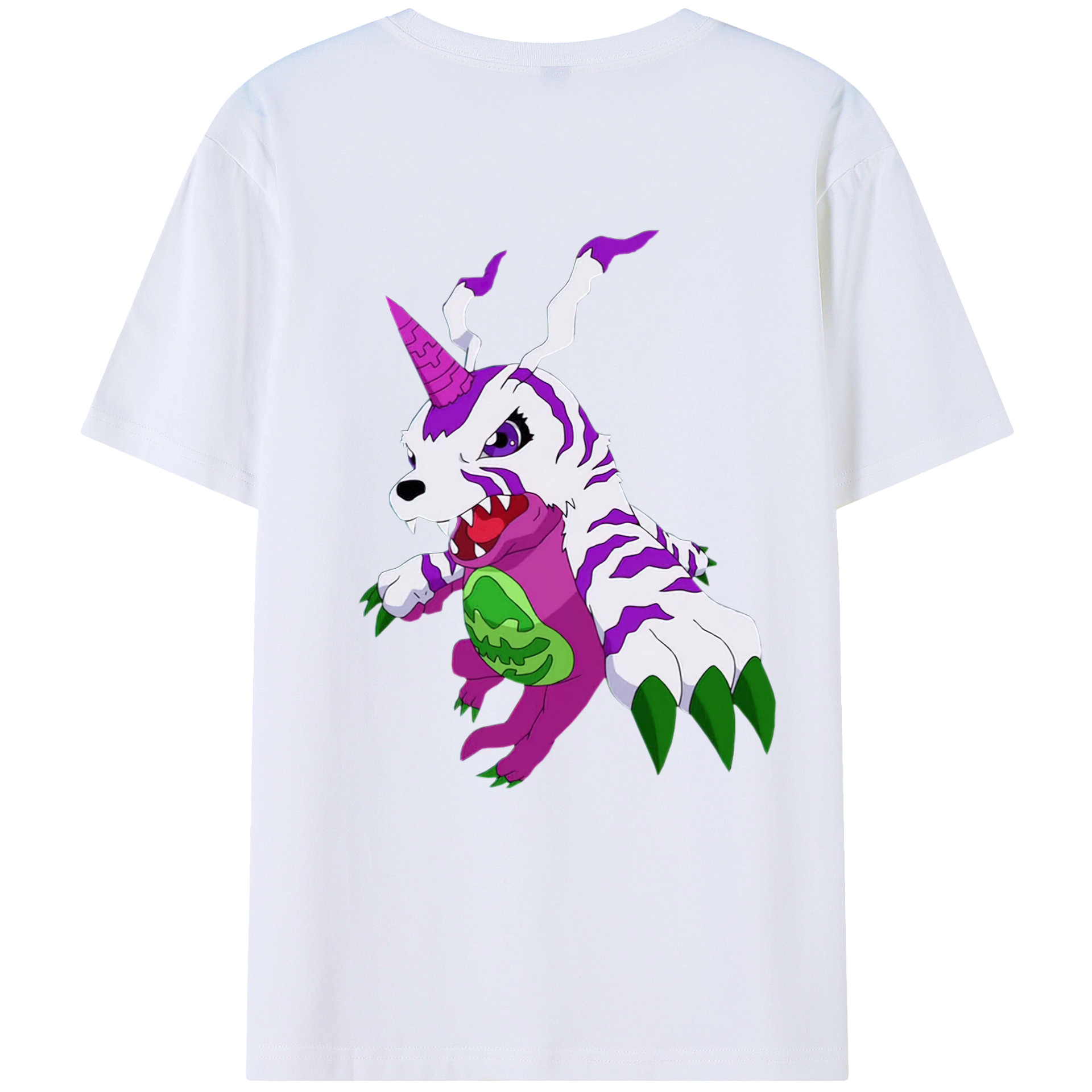 （画像用） Digimon デジタルモンスター/デジモン レディース半袖Tシャツ(バックプリント)