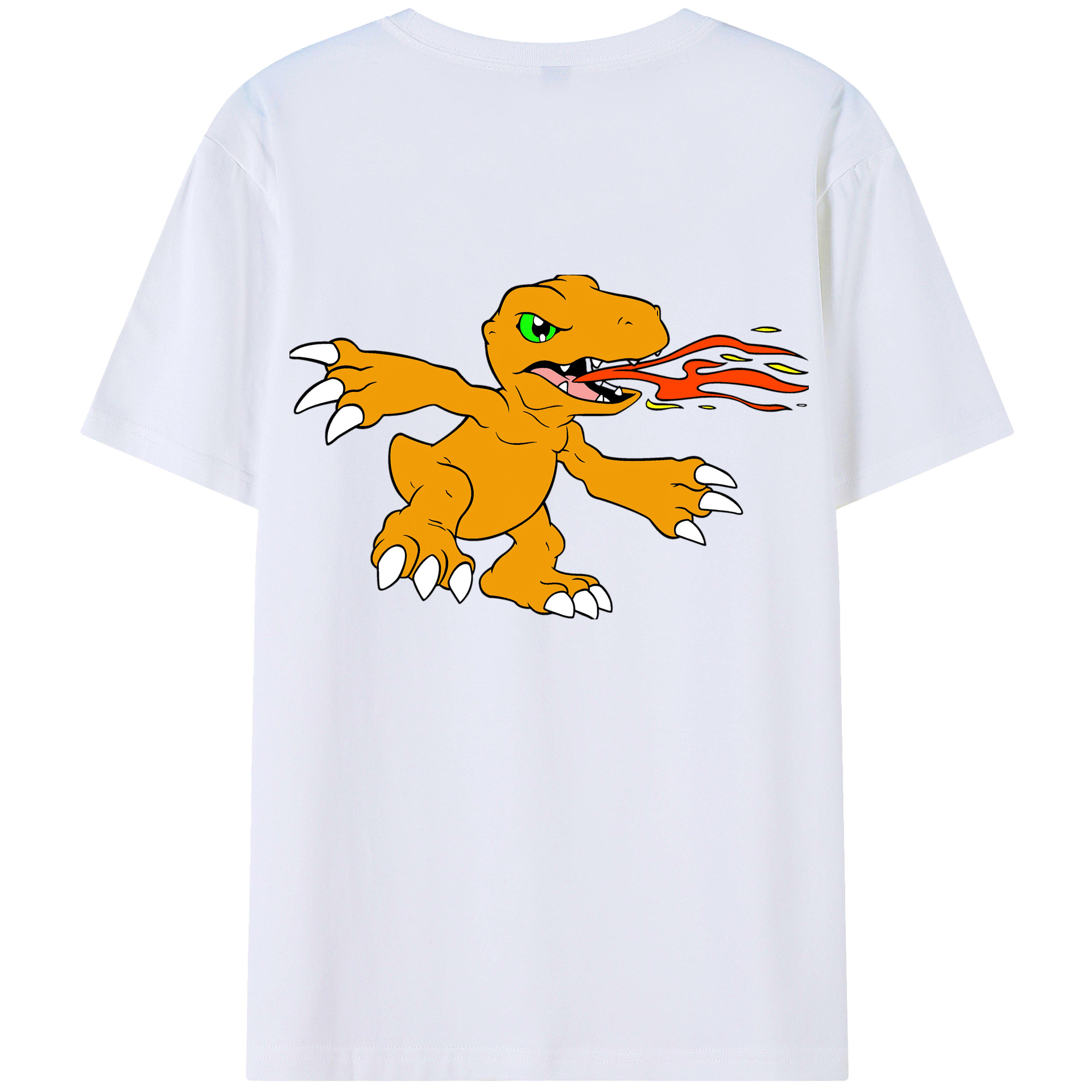 （画像用） Digimon デジタルモンスター/デジモン レディース半袖Tシャツ(バックプリント)