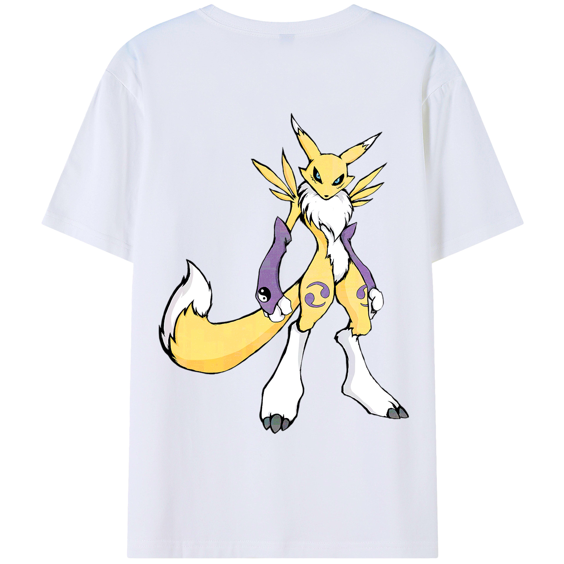 （画像用） Digimon デジタルモンスター/デジモン レディース半袖Tシャツ(バックプリント)