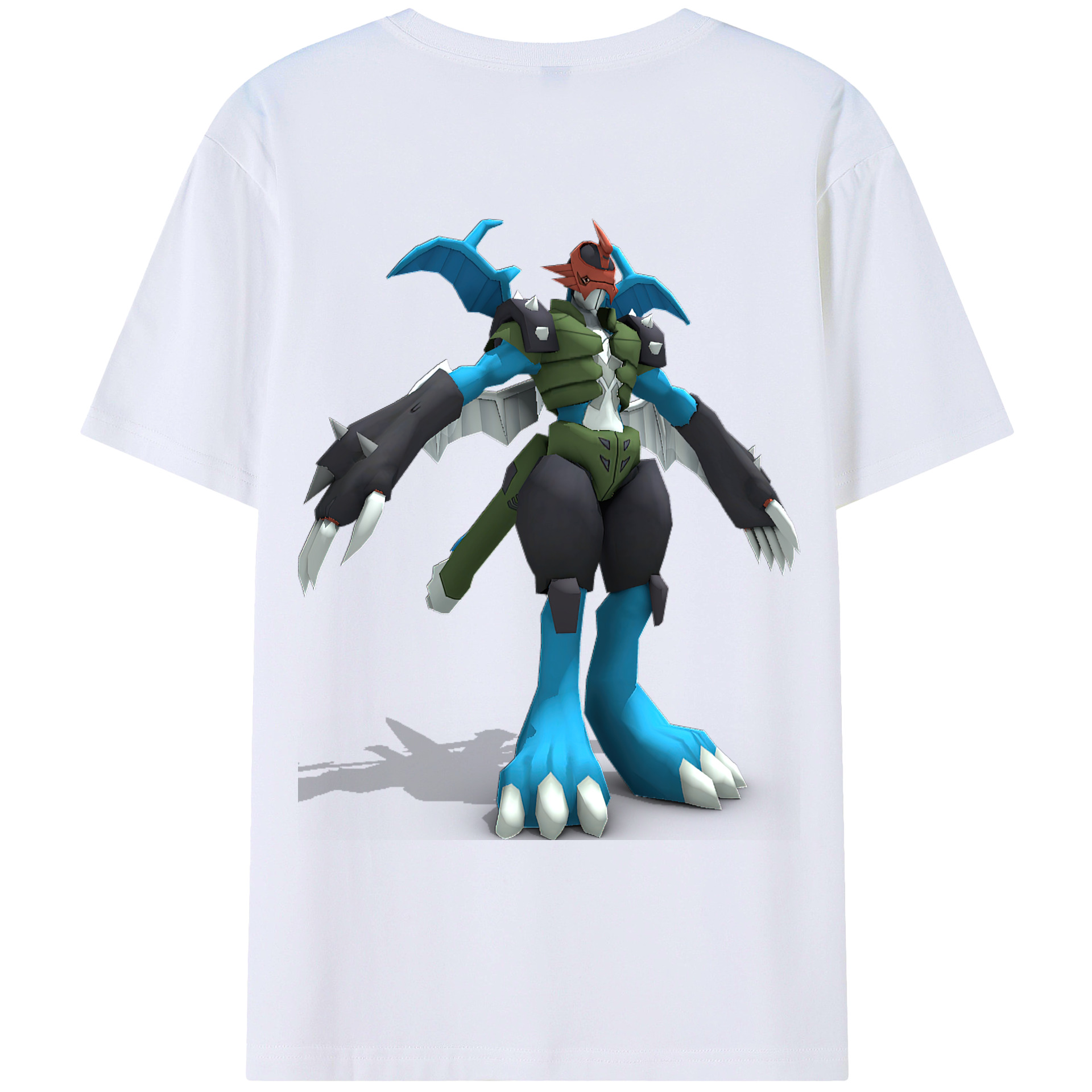 （画像用） Digimon デジタルモンスター/デジモン レディース半袖Tシャツ(バックプリント)