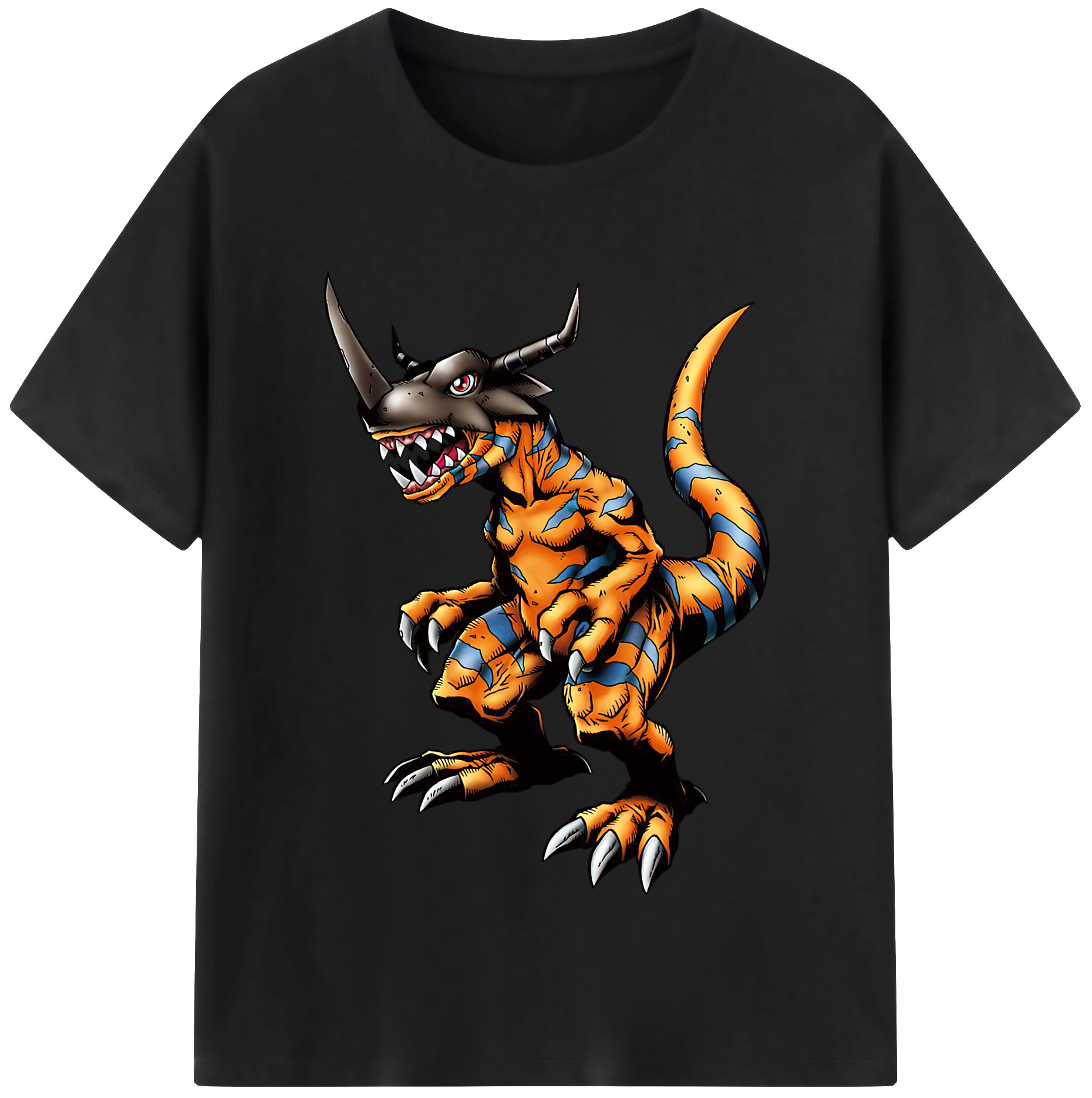 （画像用） Digimon デジタルモンスター/デジモン レディースカジュアルプリントTシャツ（綿100％）