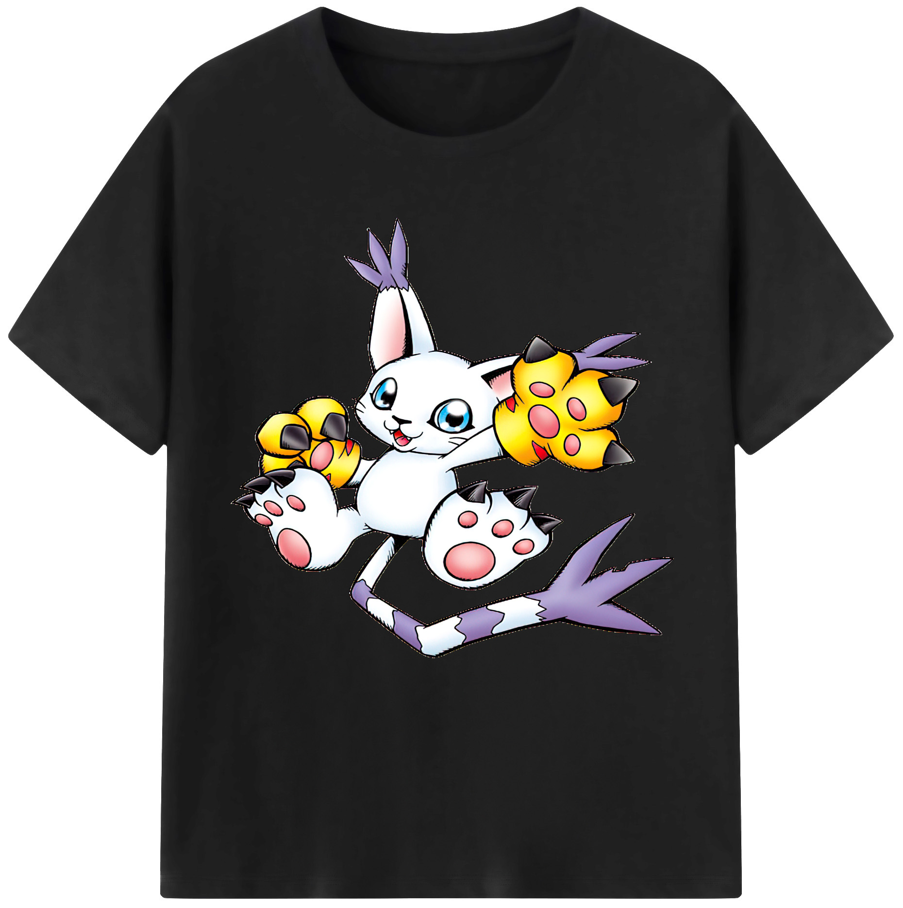 （画像用） Digimon デジタルモンスター/デジモン レディースカジュアルプリントTシャツ（綿100％）