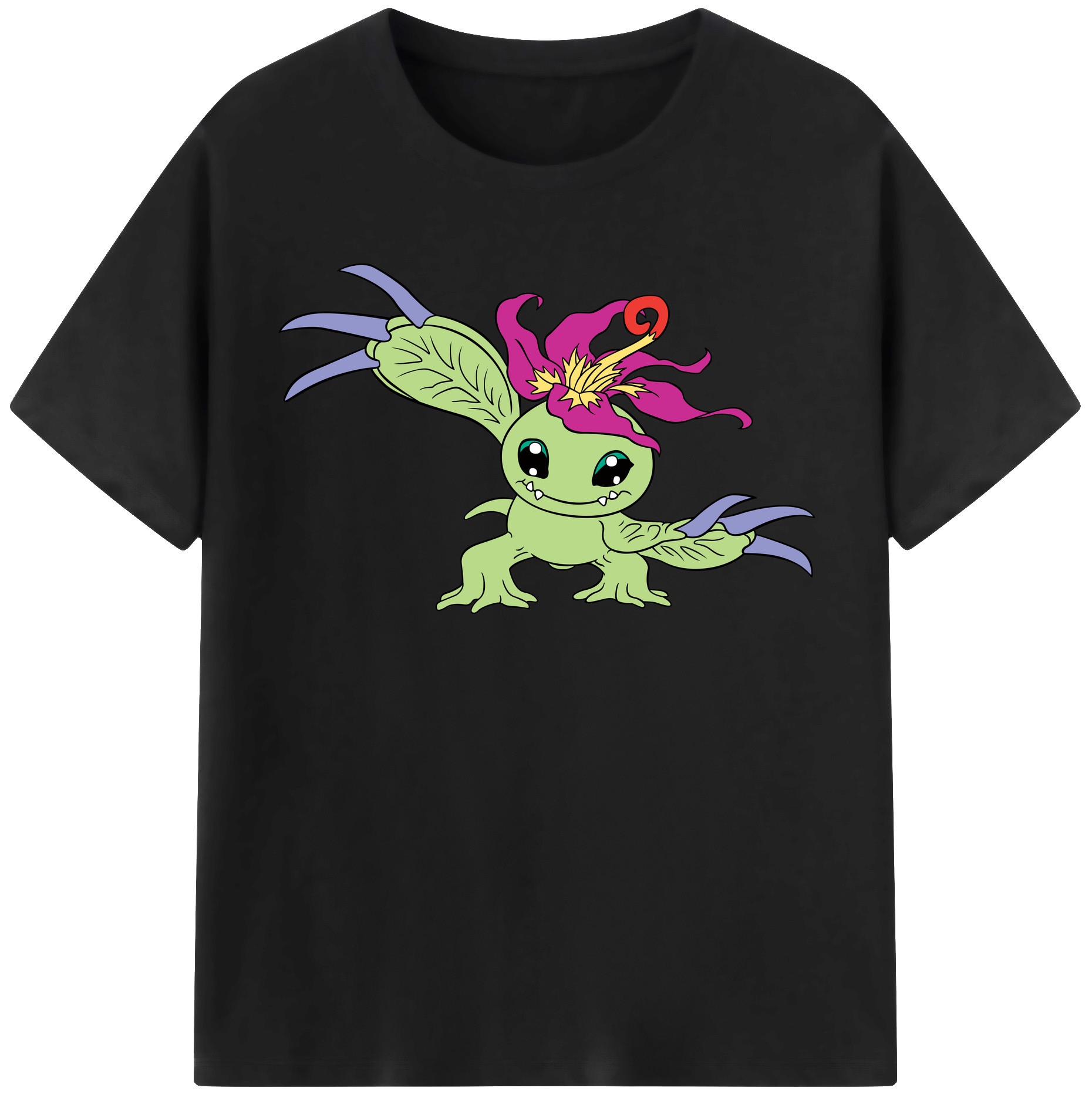 （画像用） Digimon デジタルモンスター/デジモン レディースカジュアルプリントTシャツ（綿100％）