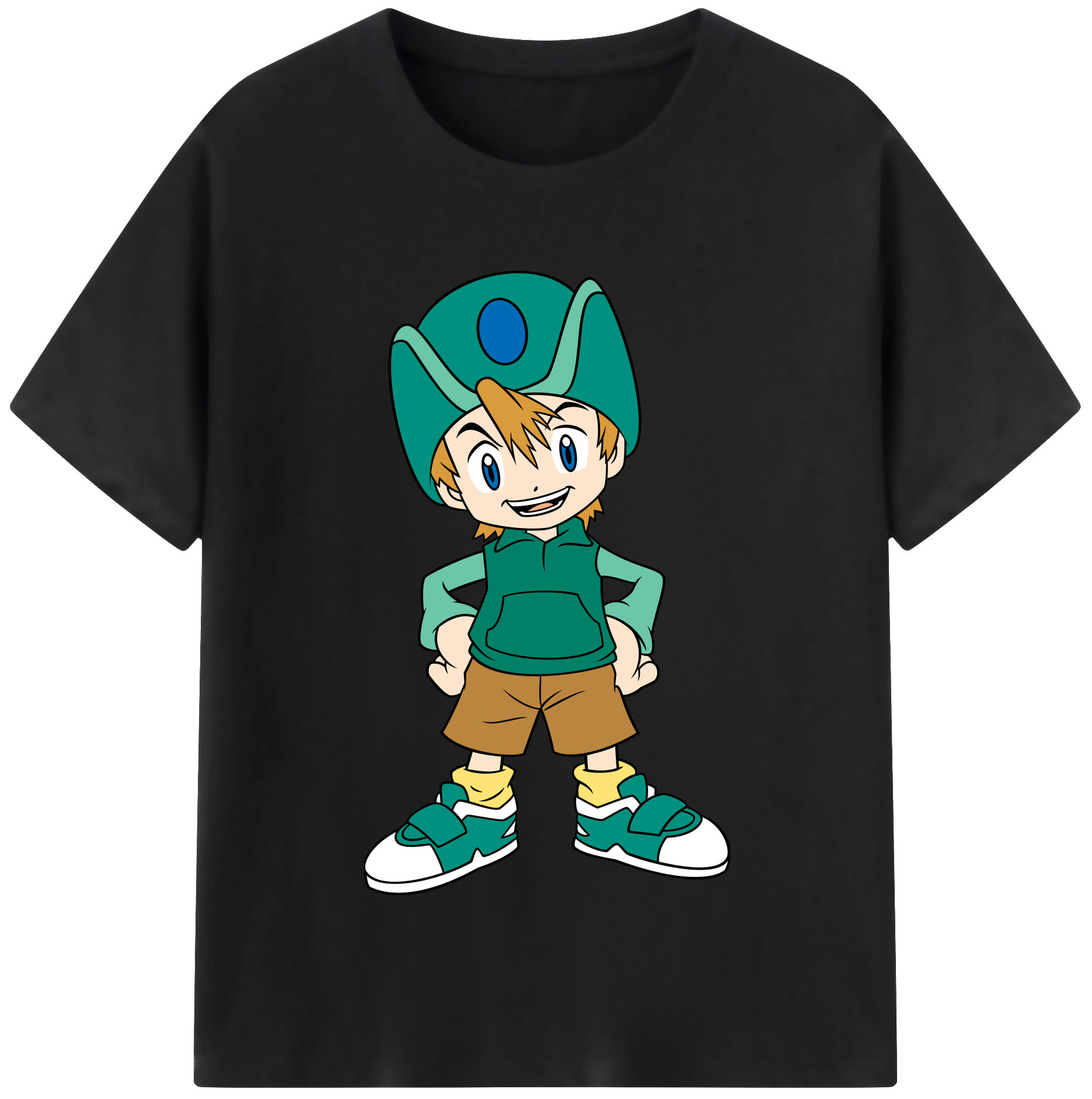 （画像用） Digimon デジタルモンスター/デジモン レディースカジュアルプリントTシャツ（綿100％）