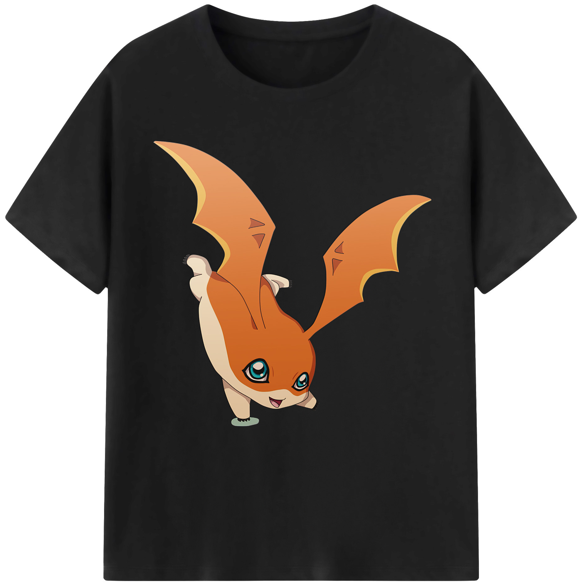 （画像用） Digimon デジタルモンスター/デジモン レディースカジュアルプリントTシャツ（綿100％）