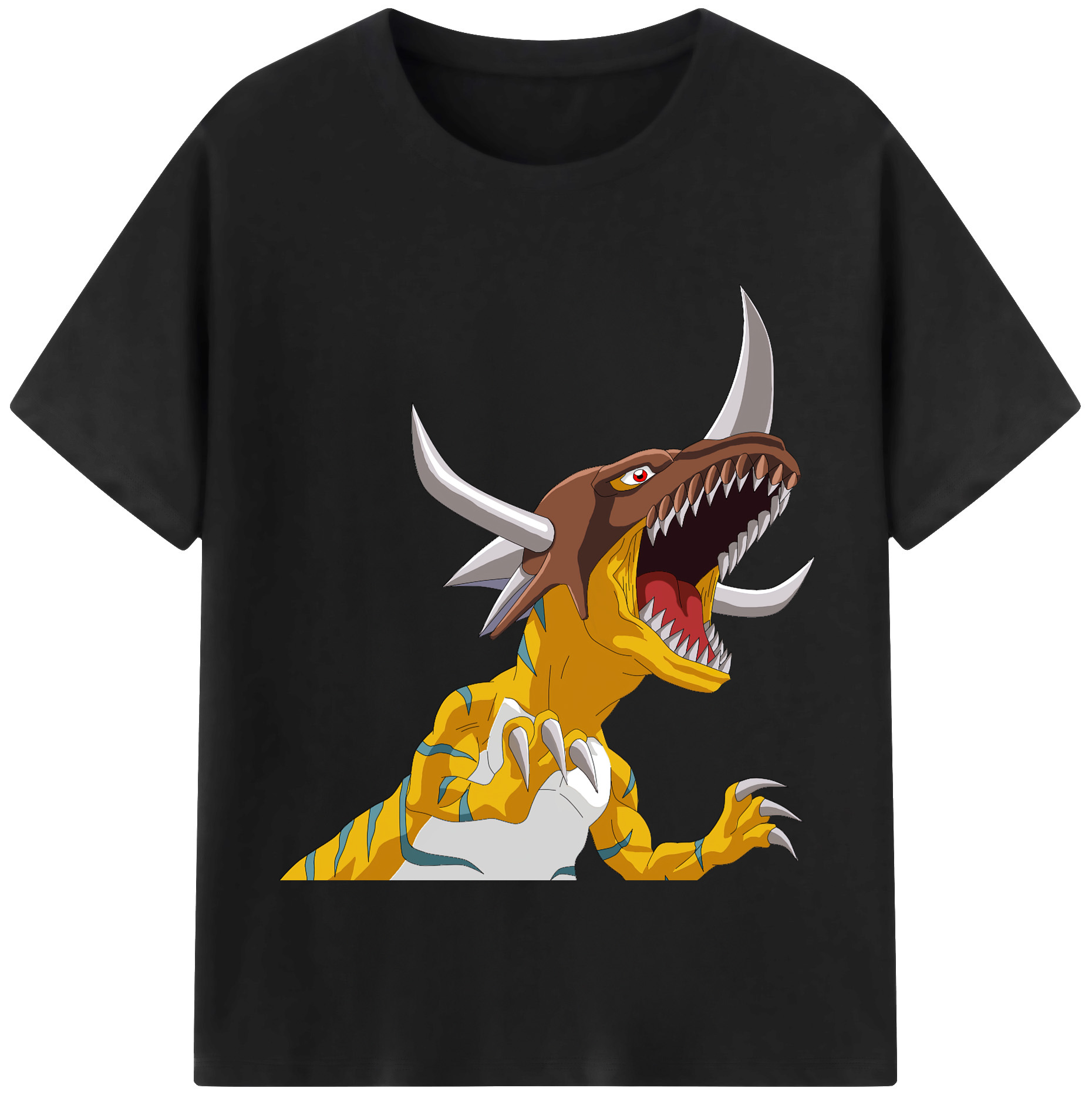 （画像用） Digimon デジタルモンスター/デジモン レディースカジュアルプリントTシャツ（綿100％）