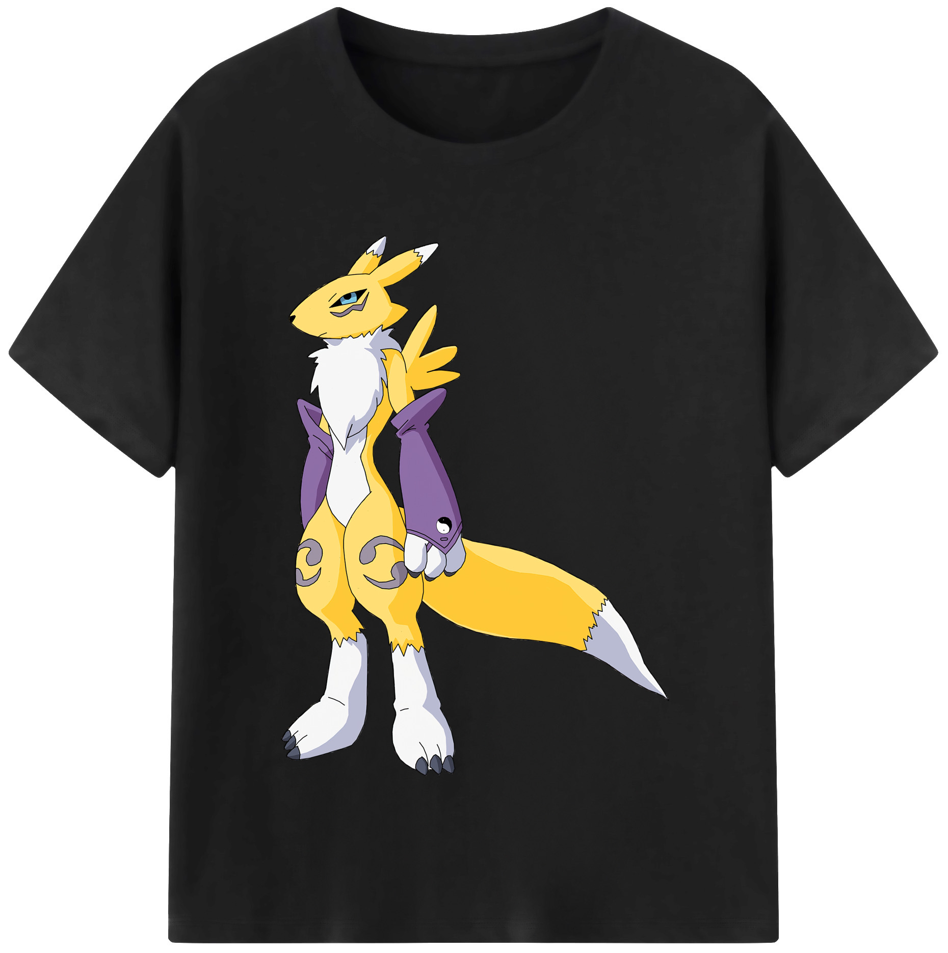 （画像用） Digimon デジタルモンスター/デジモン レディースカジュアルプリントTシャツ（綿100％）