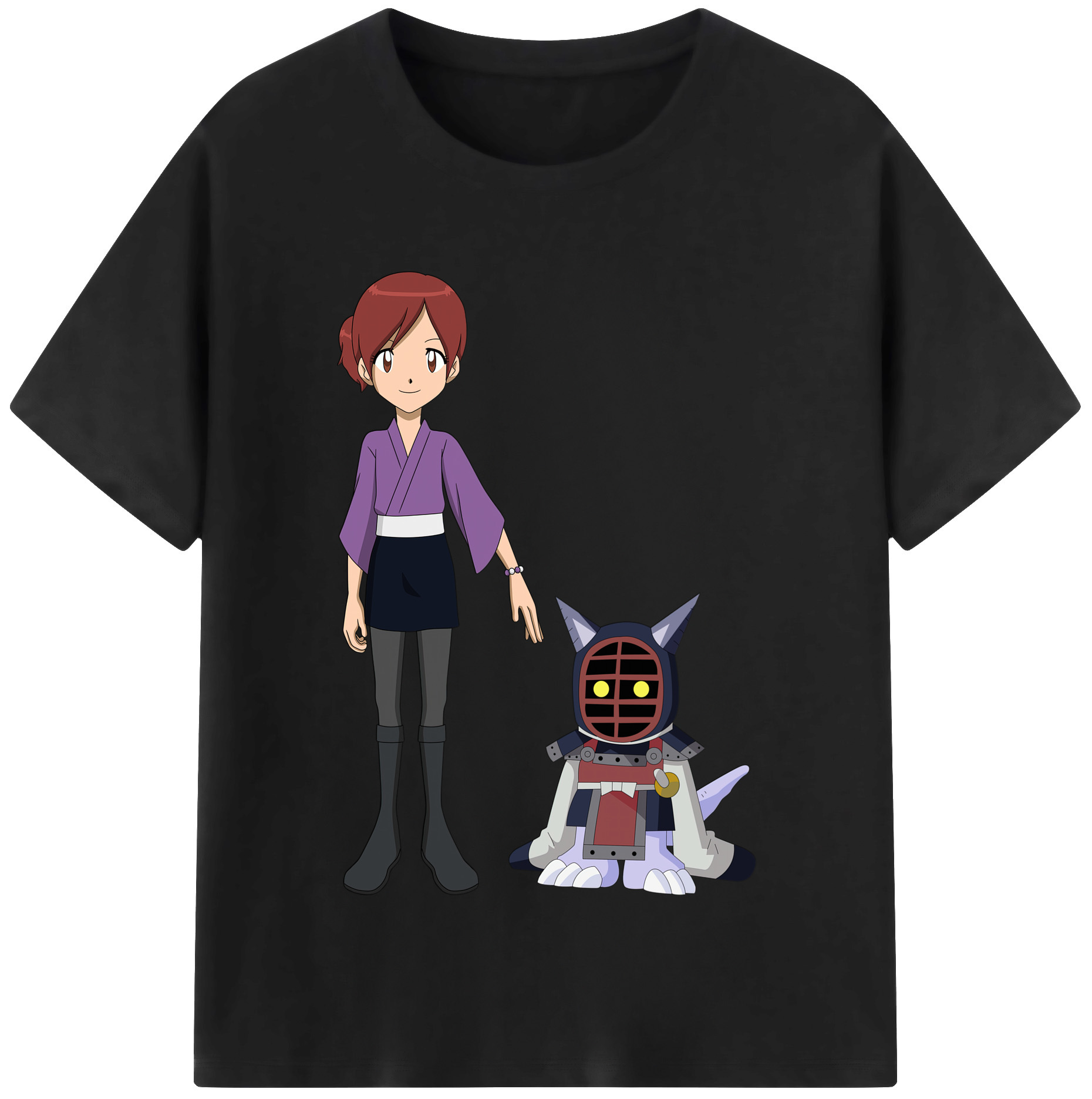 （画像用） Digimon デジタルモンスター/デジモン レディースカジュアルプリントTシャツ（綿100％）