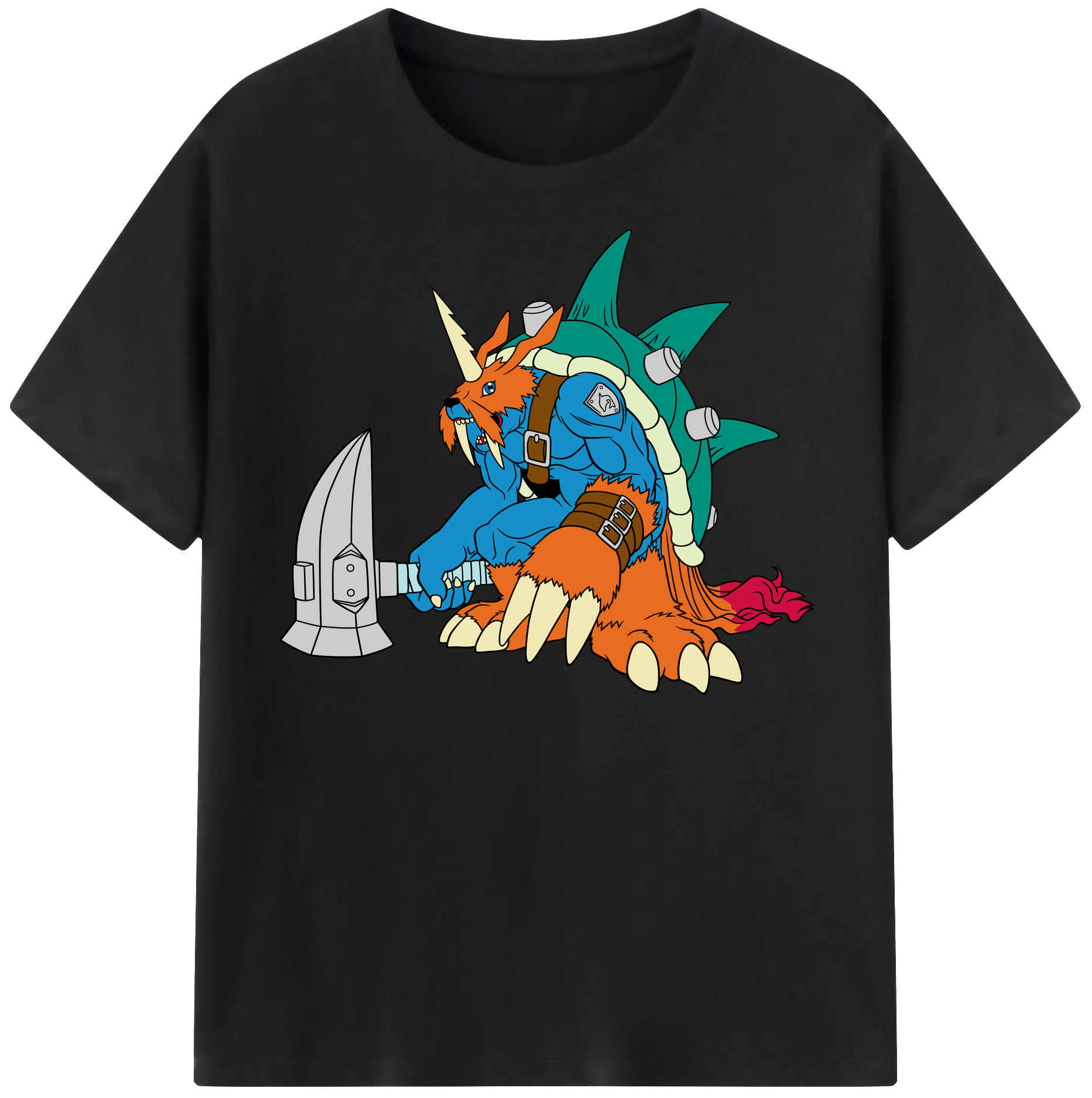 （画像用） Digimon デジタルモンスター/デジモン レディースカジュアルプリントTシャツ（綿100％）