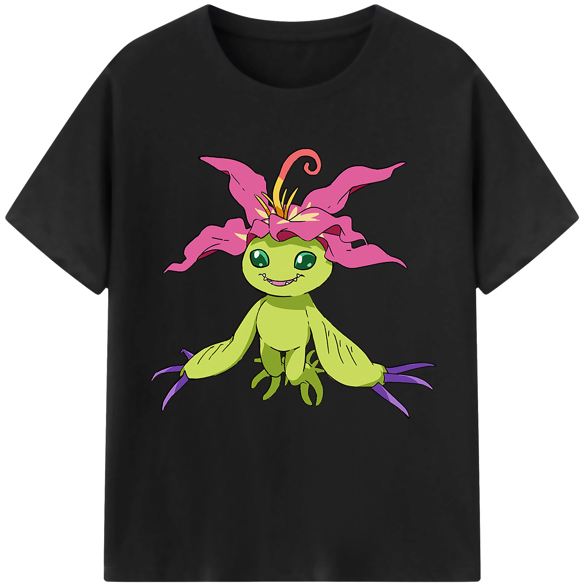 （画像用） Digimon デジタルモンスター/デジモン レディースカジュアルプリントTシャツ（綿100％）
