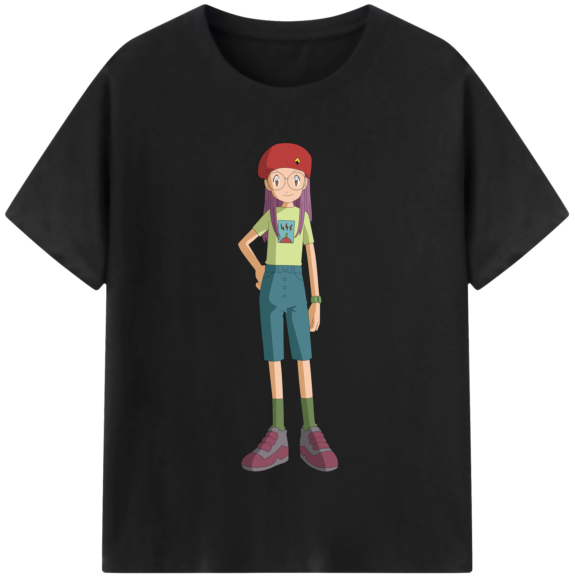 （画像用） Digimon デジタルモンスター/デジモン レディースカジュアルプリントTシャツ（綿100％）