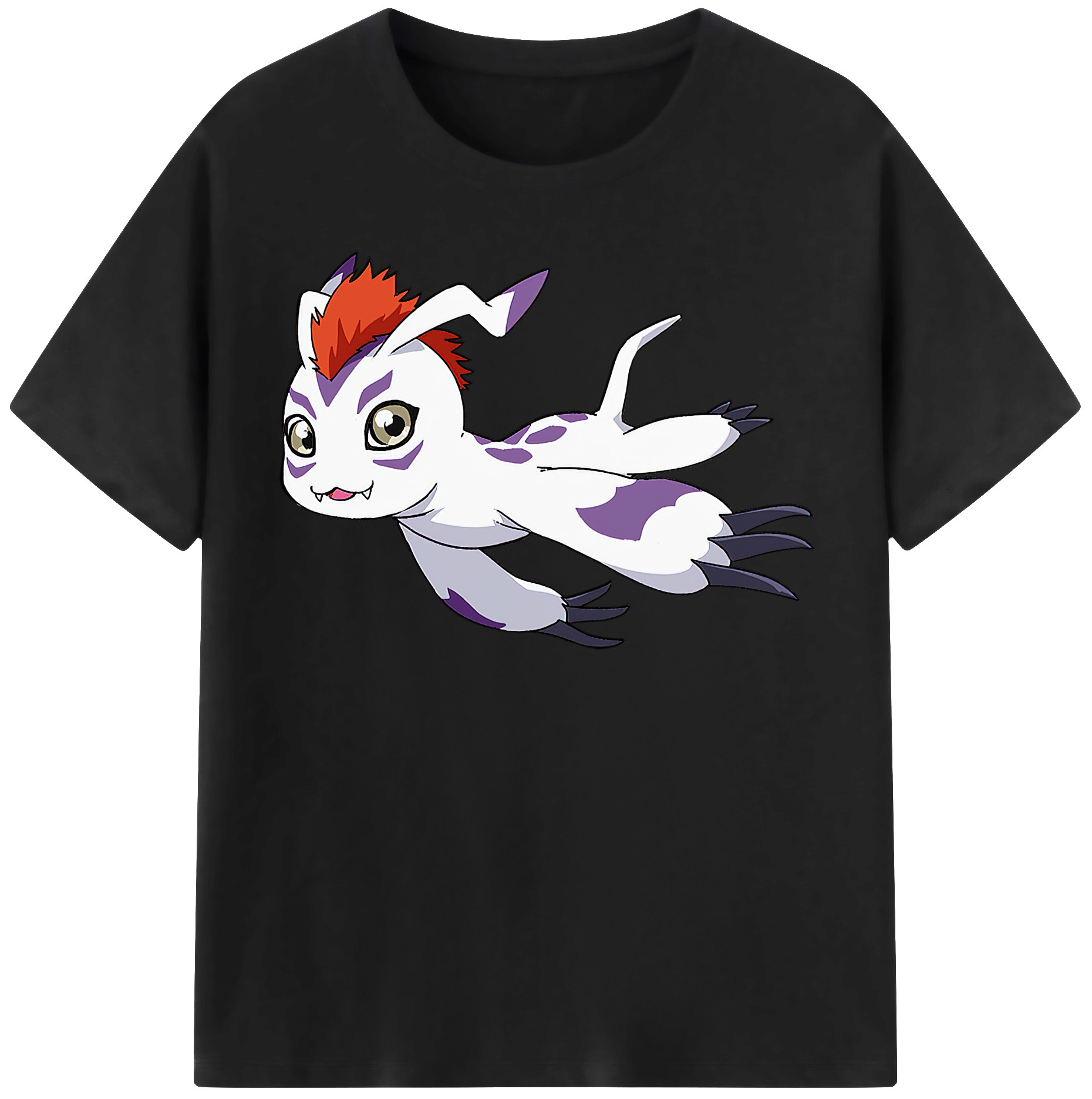 （画像用） Digimon デジタルモンスター/デジモン レディースカジュアルプリントTシャツ（綿100％）