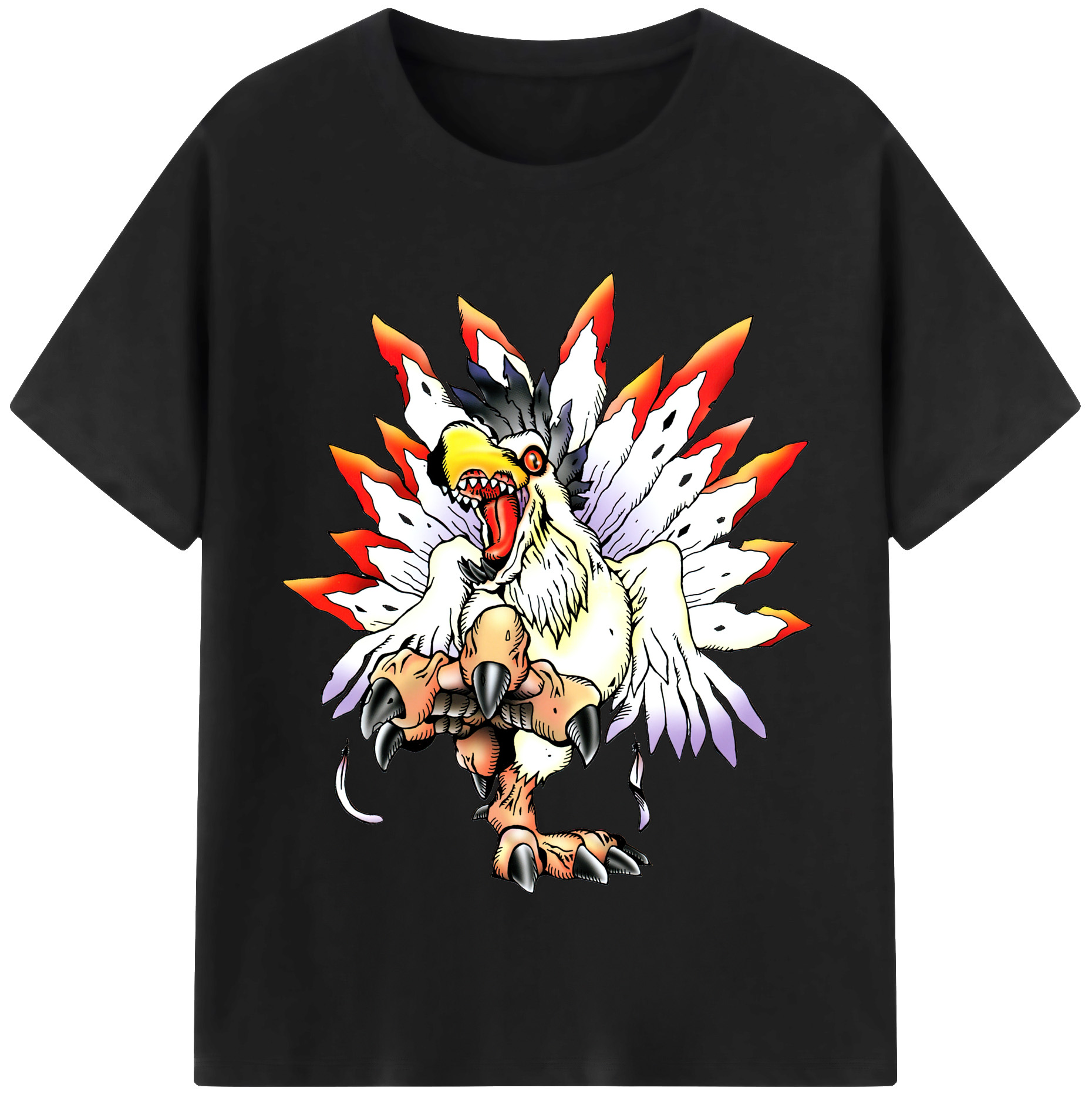 （画像用） Digimon デジタルモンスター/デジモン レディースカジュアルプリントTシャツ（綿100％）