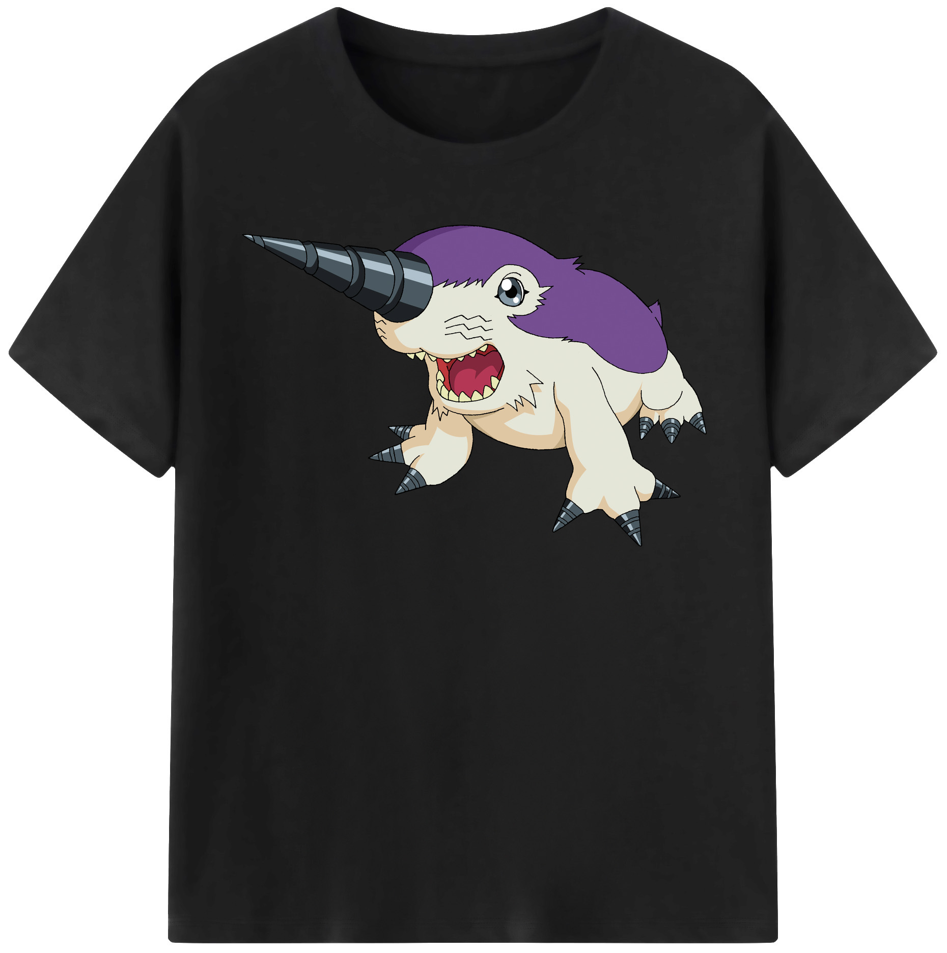 （画像用） Digimon デジタルモンスター/デジモン レディースカジュアルプリントTシャツ（綿100％）