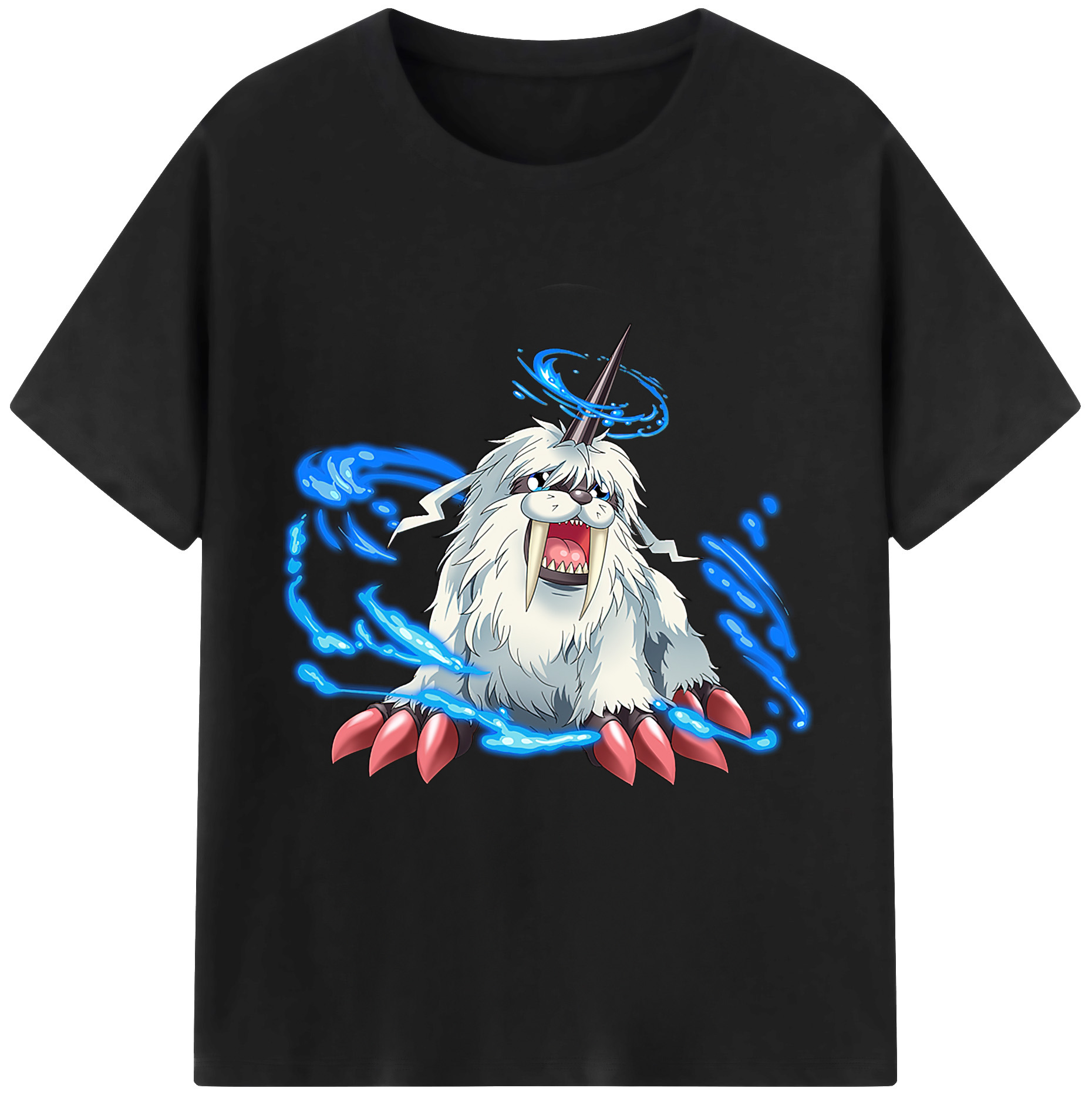（画像用） Digimon デジタルモンスター/デジモン レディースカジュアルプリントTシャツ（綿100％）