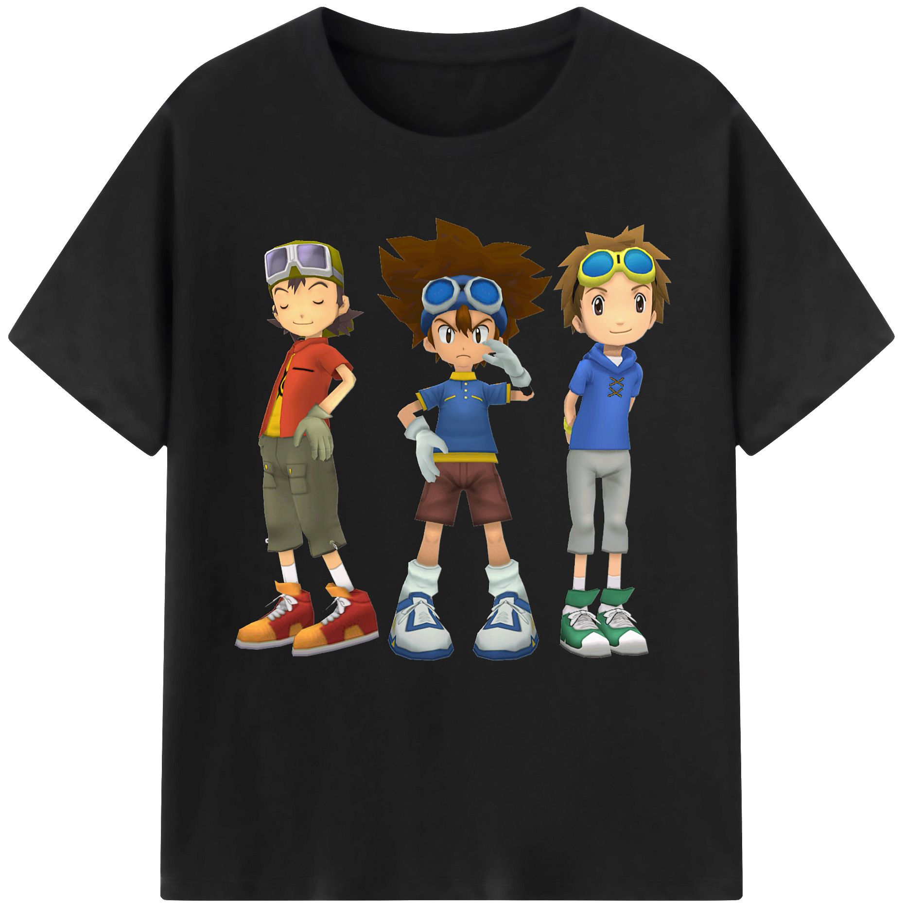 （画像用） Digimon デジタルモンスター/デジモン レディースカジュアルプリントTシャツ（綿100％）