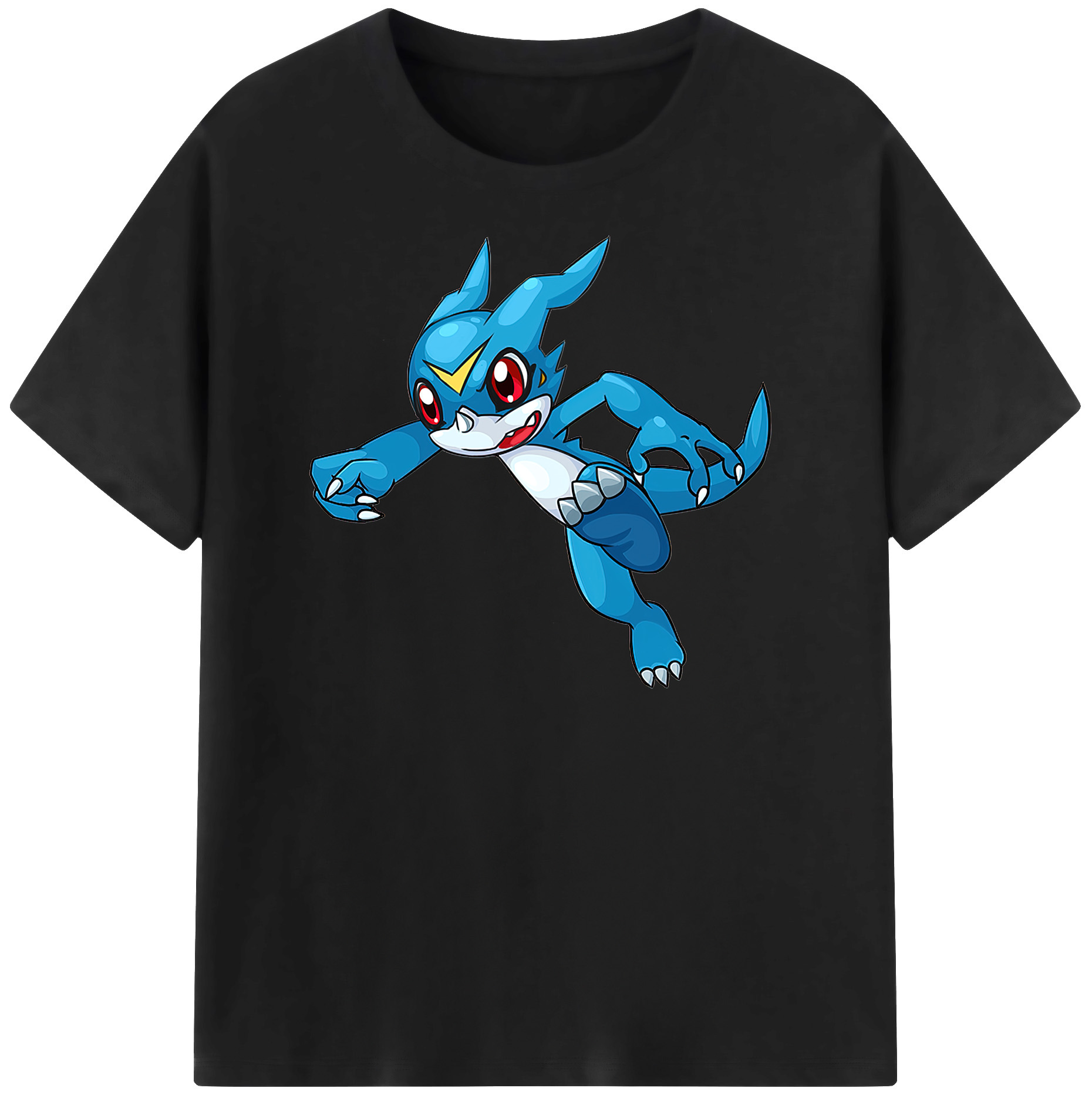 （画像用） Digimon デジタルモンスター/デジモン レディースカジュアルプリントTシャツ（綿100％）