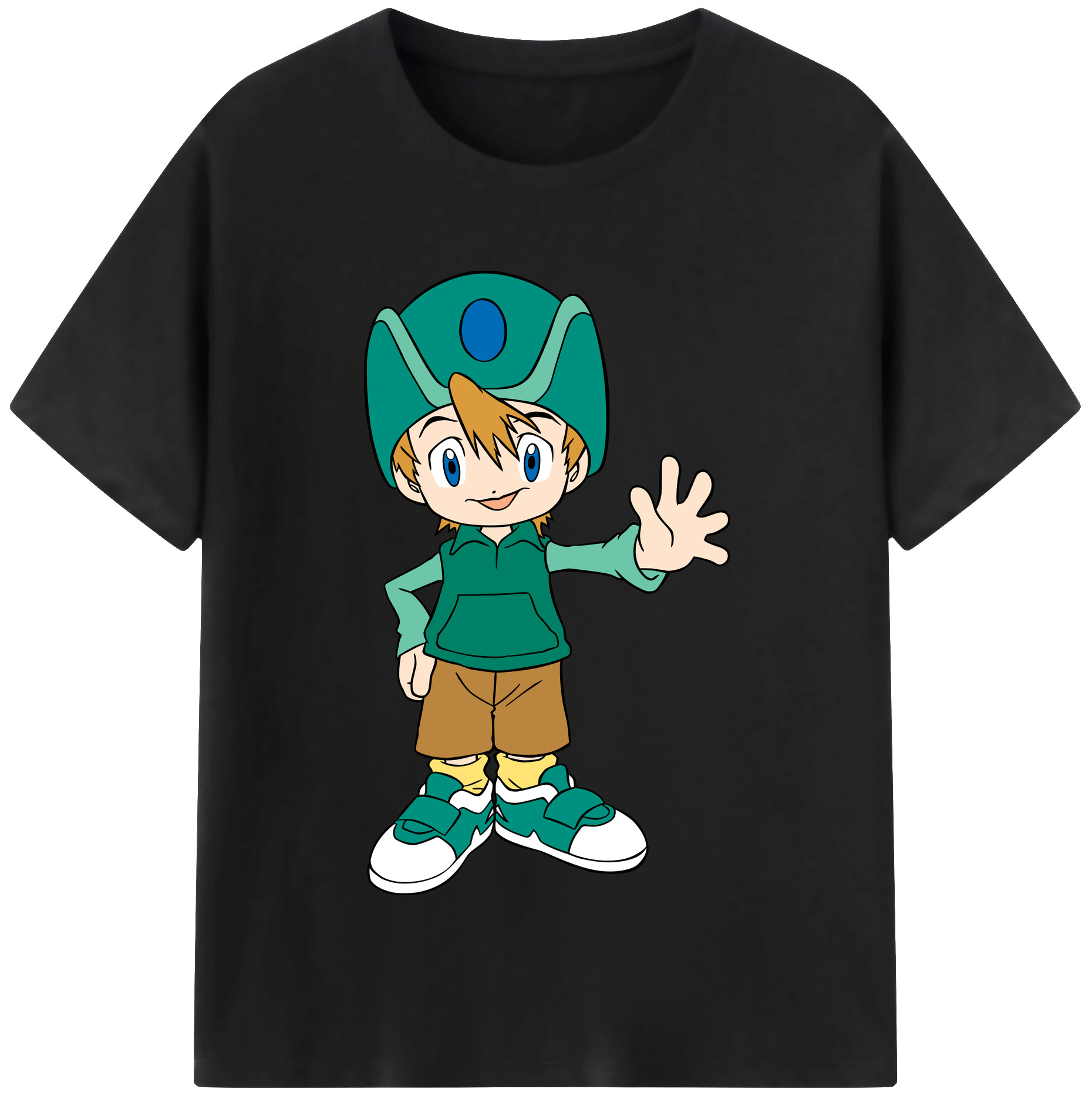 （画像用） Digimon デジタルモンスター/デジモン レディースカジュアルプリントTシャツ（綿100％）