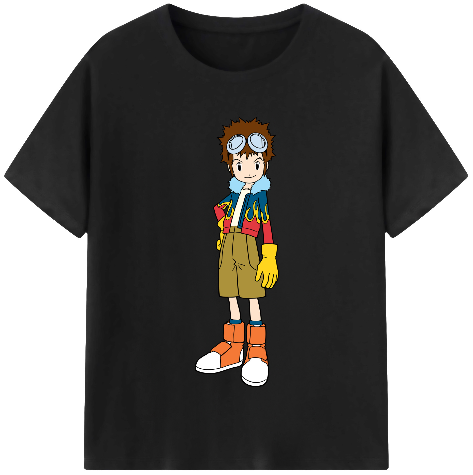 （画像用） Digimon デジタルモンスター/デジモン レディースカジュアルプリントTシャツ（綿100％）