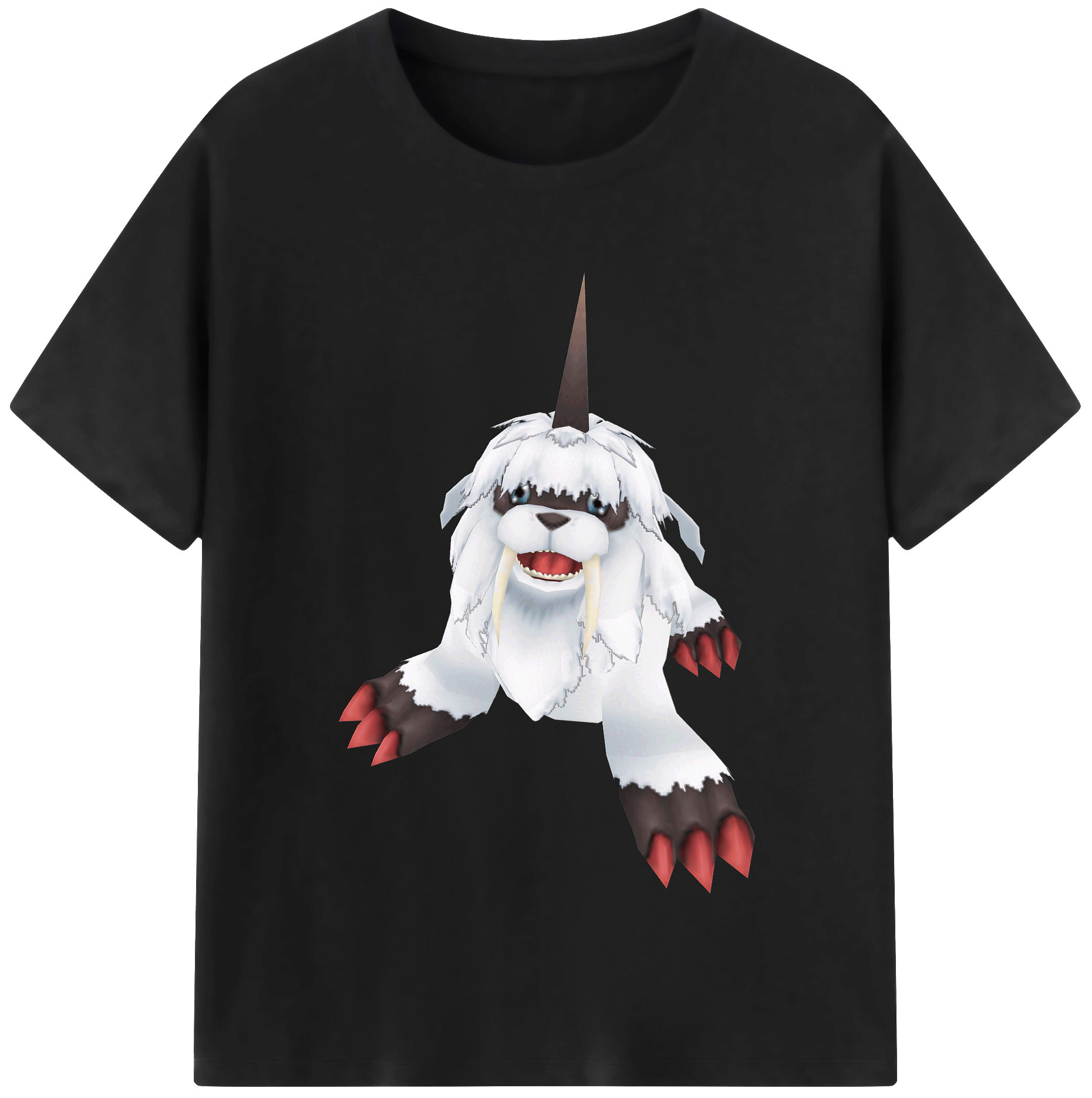 （画像用） Digimon デジタルモンスター/デジモン レディースカジュアルプリントTシャツ（綿100％）