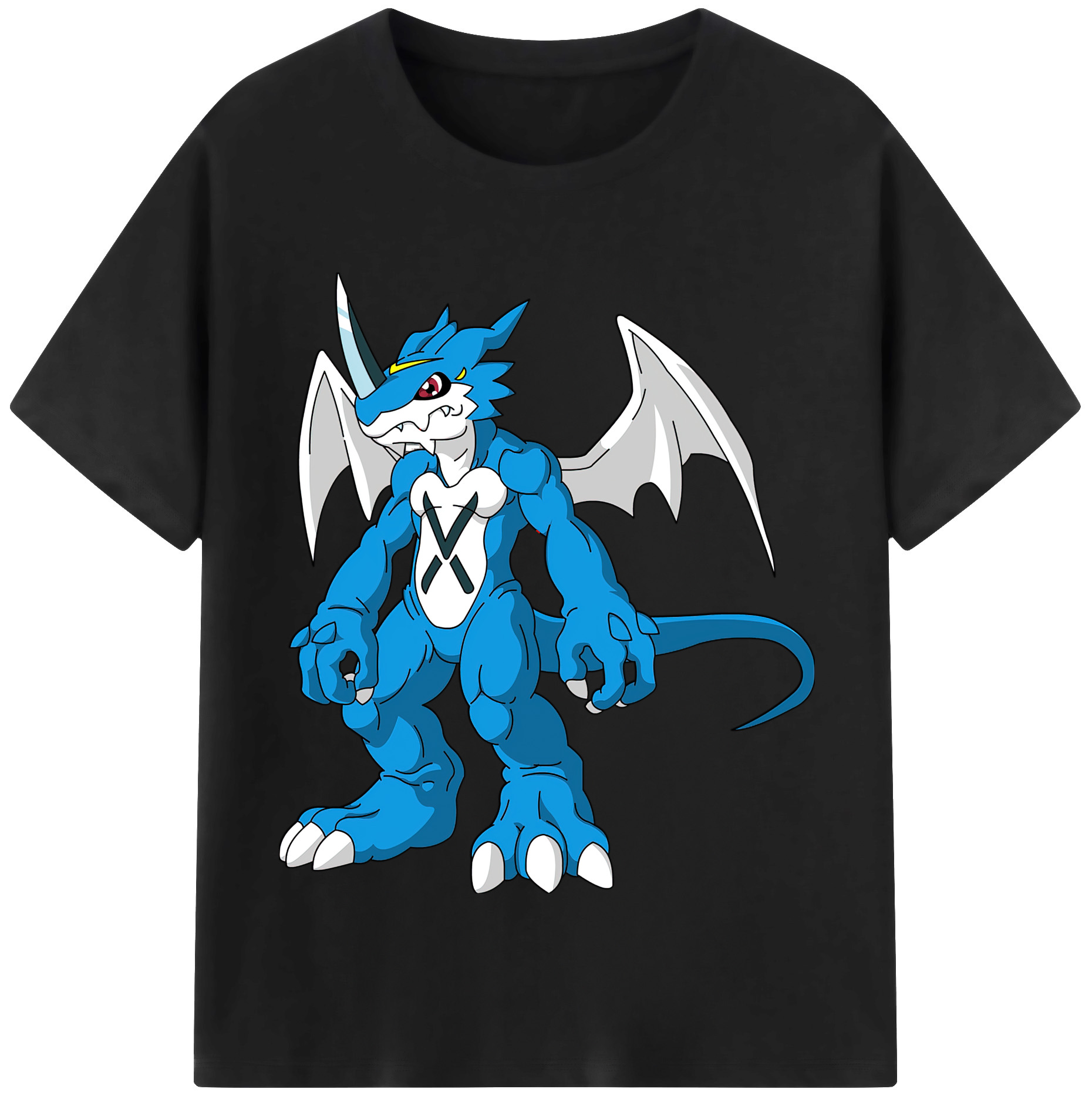 （画像用） Digimon デジタルモンスター/デジモン レディースカジュアルプリントTシャツ（綿100％）