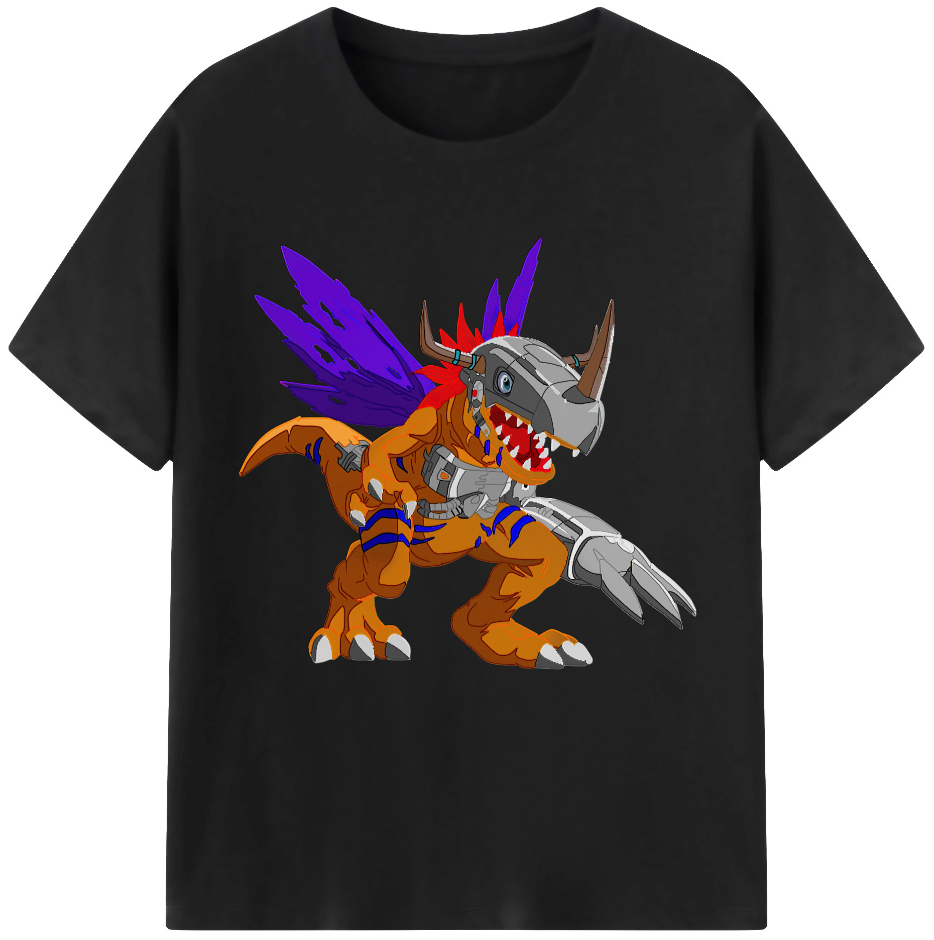 （画像用） Digimon デジタルモンスター/デジモン レディースカジュアルプリントTシャツ（綿100％）
