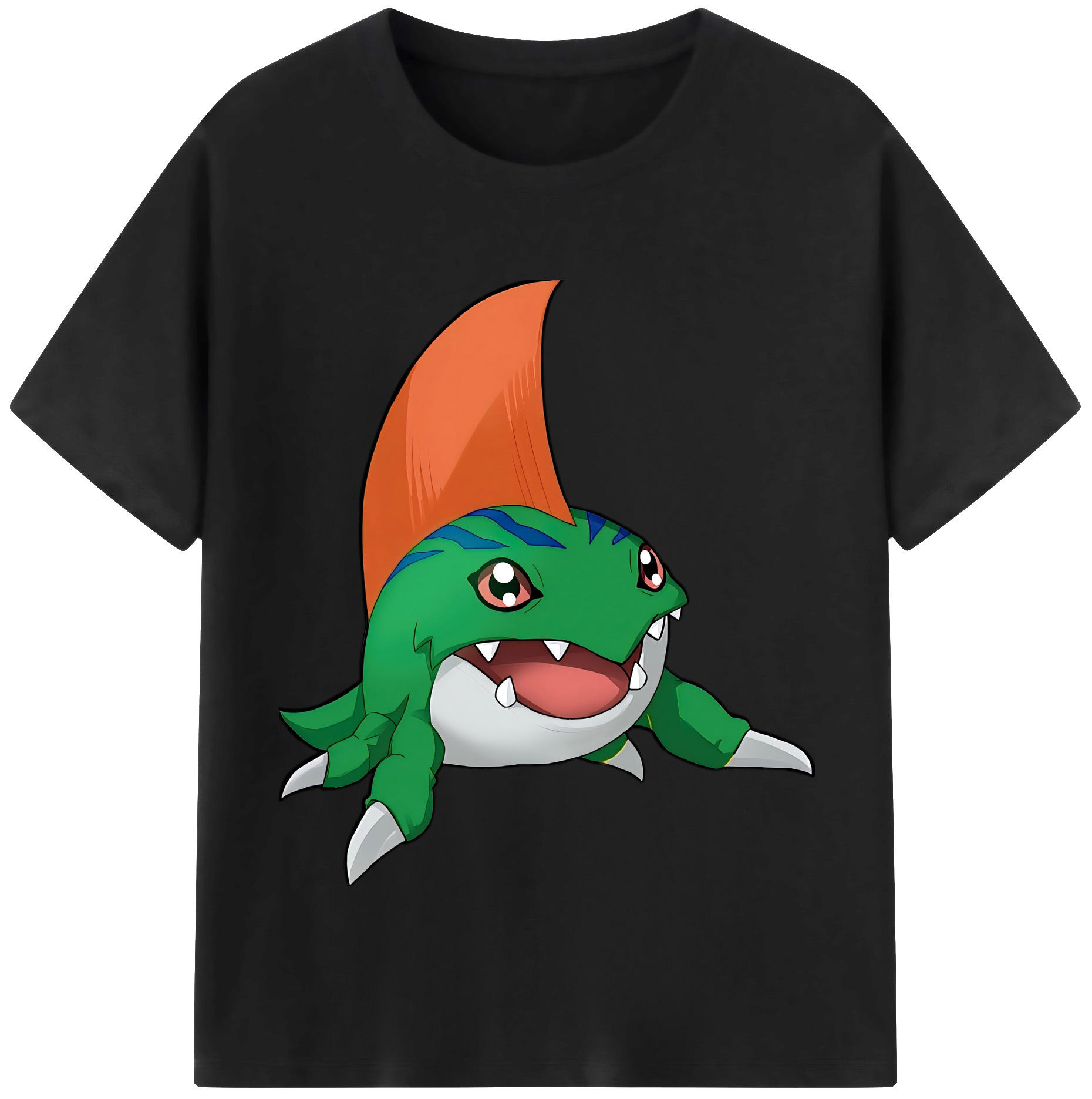 （画像用） Digimon デジタルモンスター/デジモン レディースカジュアルプリントTシャツ（綿100％）