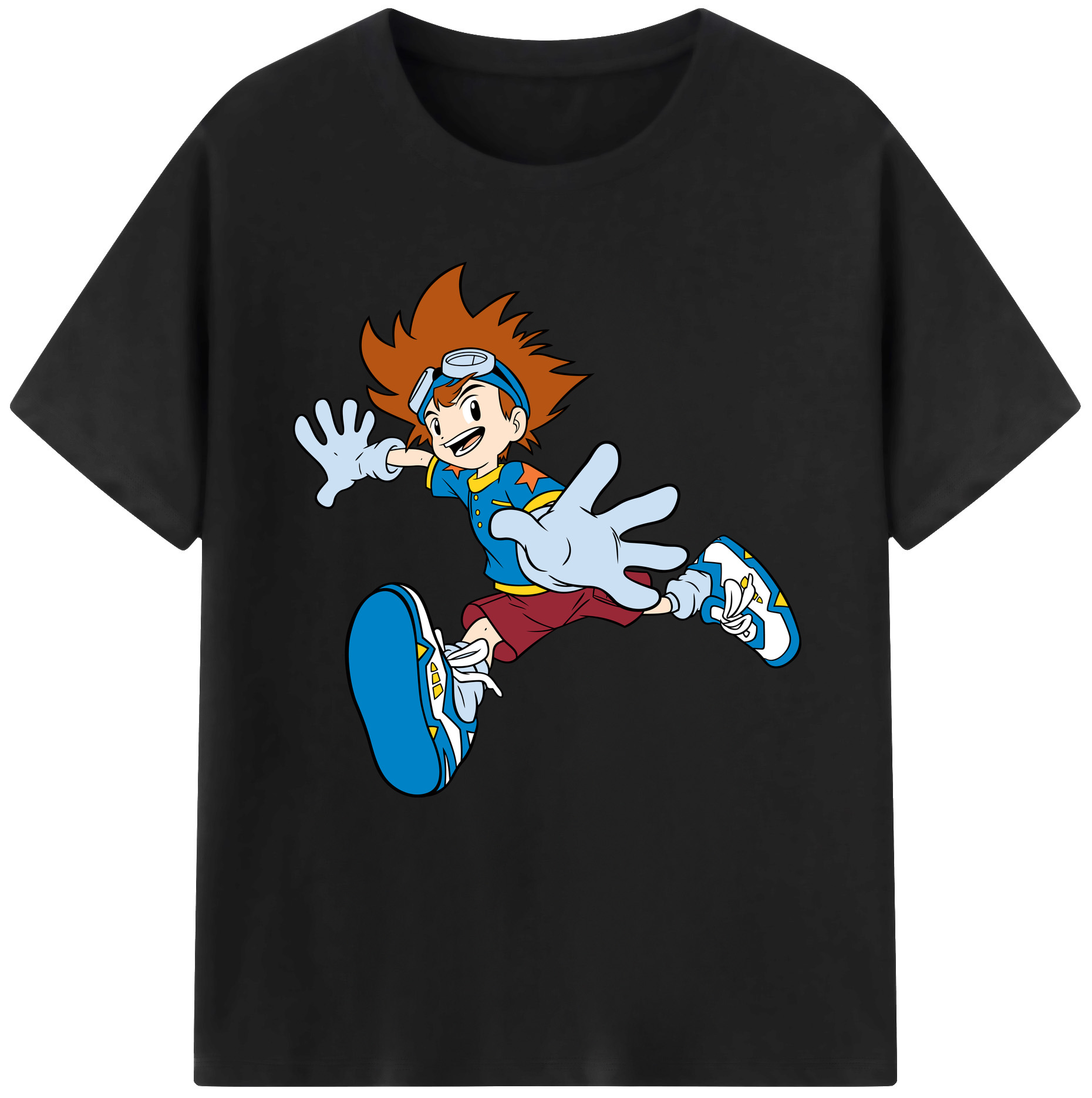 （画像用） Digimon デジタルモンスター/デジモン レディースカジュアルプリントTシャツ（綿100％）