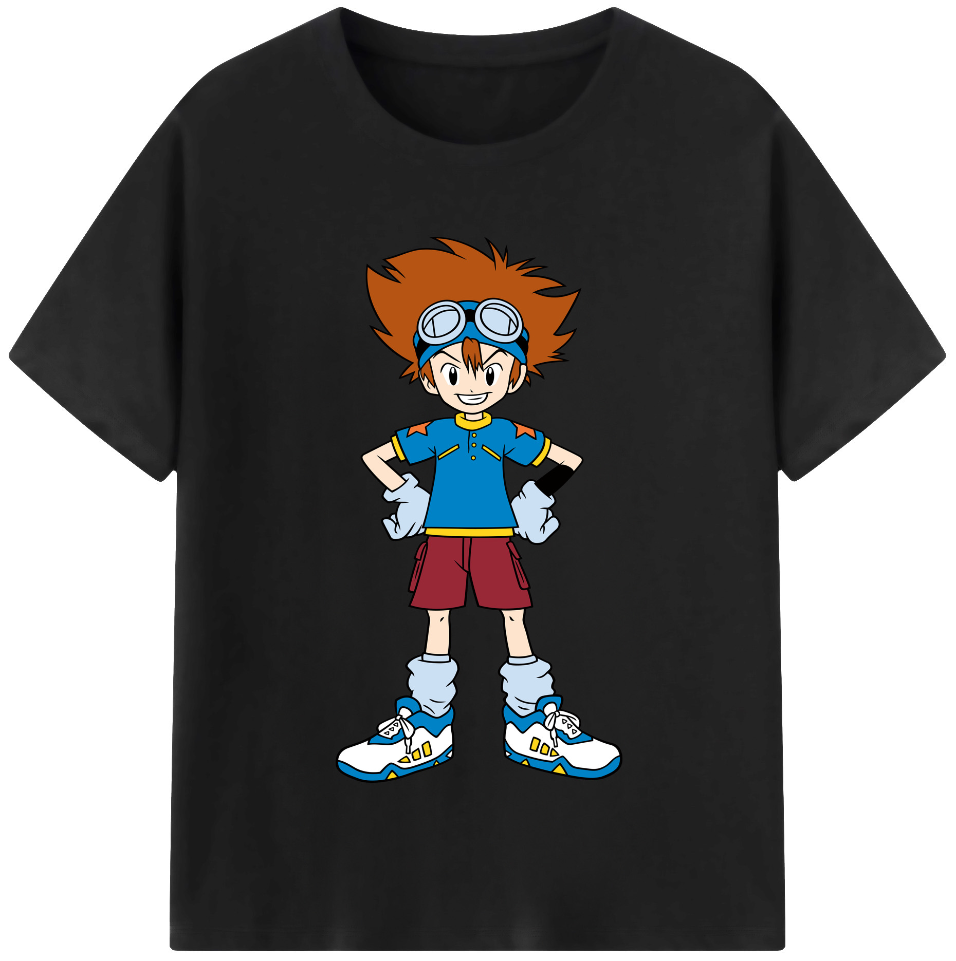 （画像用） Digimon デジタルモンスター/デジモン レディースカジュアルプリントTシャツ（綿100％）