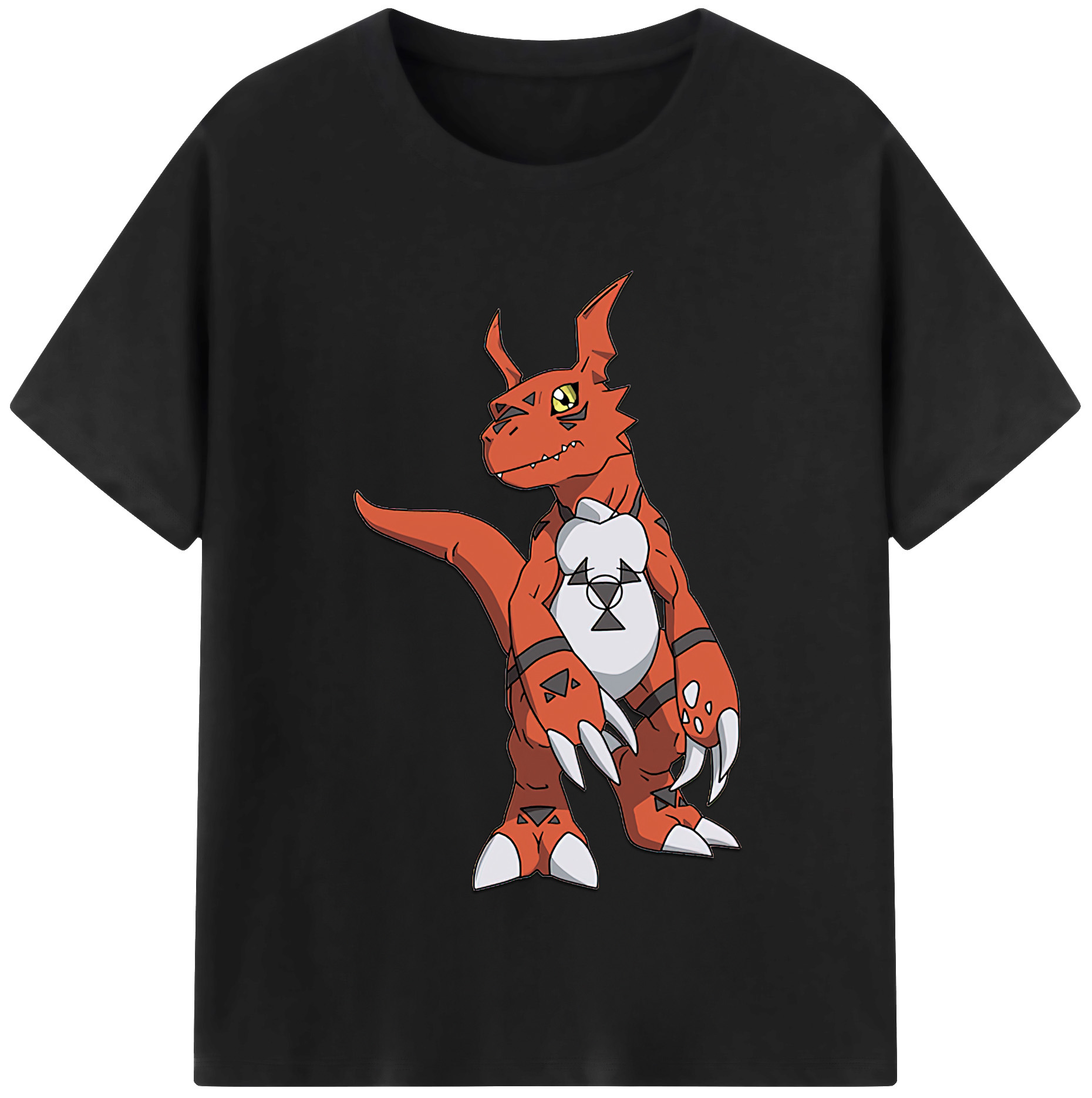 （画像用） Digimon デジタルモンスター/デジモン レディースカジュアルプリントTシャツ（綿100％）