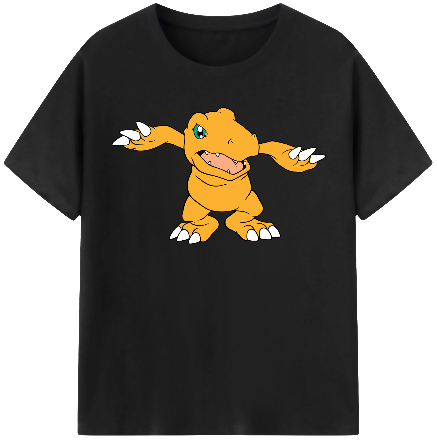 （画像用） Digimon デジタルモンスター/デジモン レディースカジュアルプリントTシャツ（綿100％）