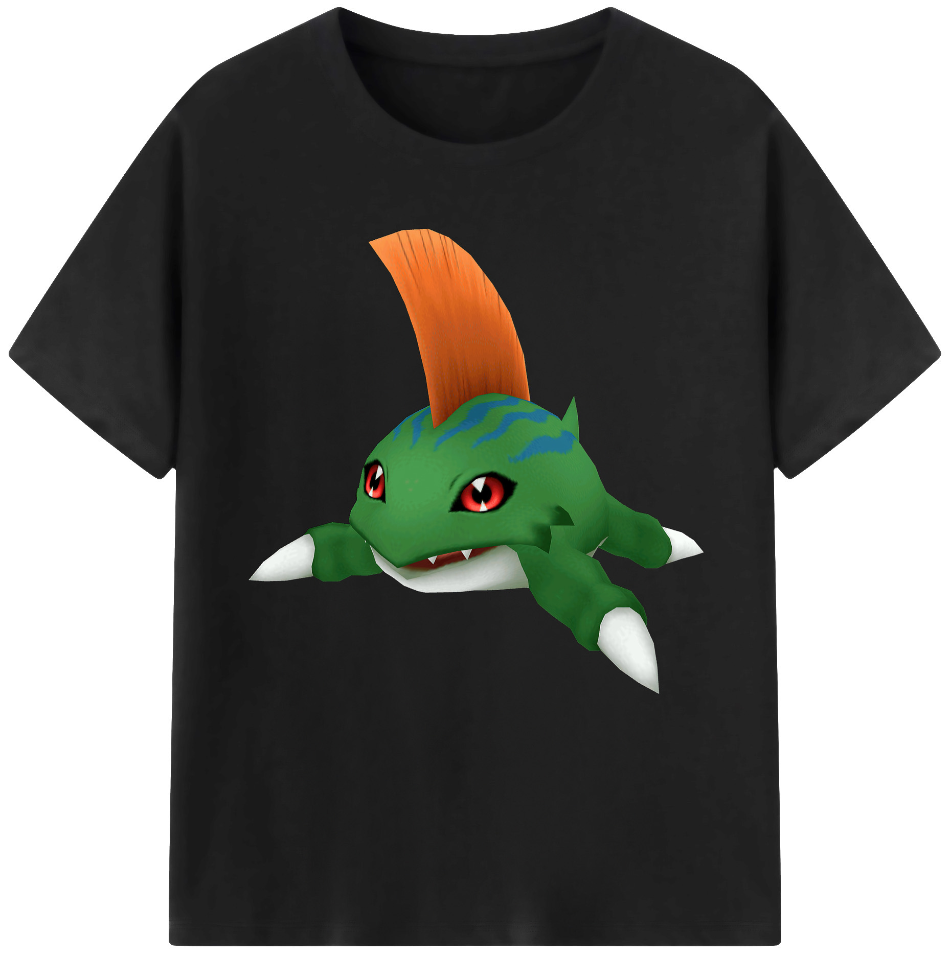 （画像用） Digimon デジタルモンスター/デジモン レディースカジュアルプリントTシャツ（綿100％）