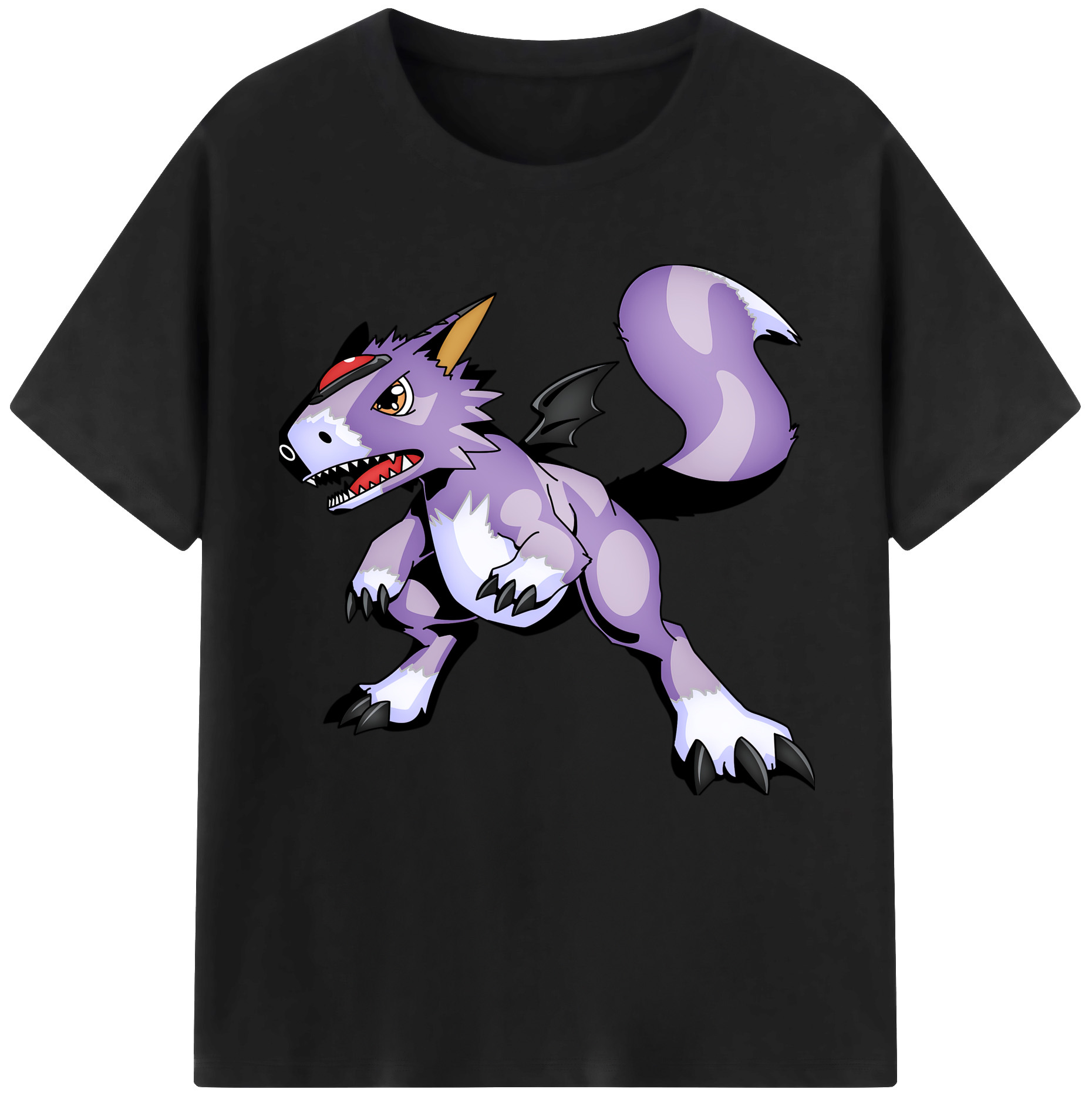 （画像用） Digimon デジタルモンスター/デジモン レディースカジュアルプリントTシャツ（綿100％）