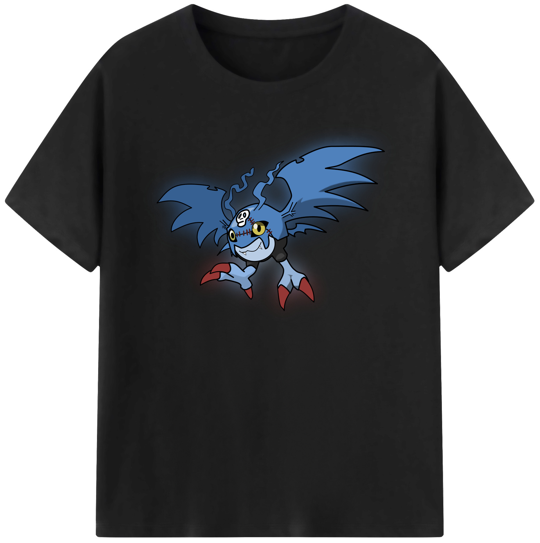 （画像用） Digimon デジタルモンスター/デジモン レディースカジュアルプリントTシャツ（綿100％）