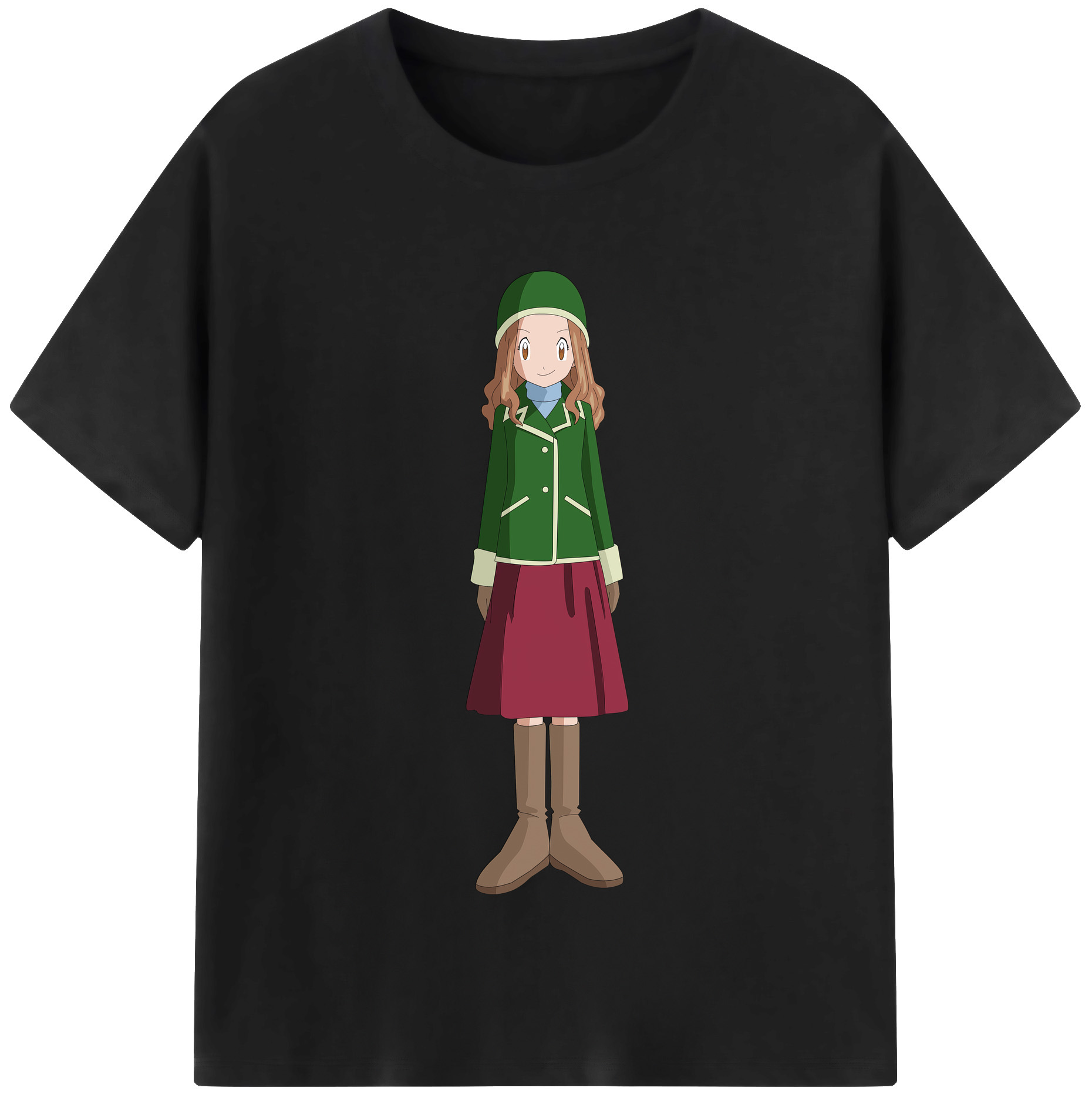 （画像用） Digimon デジタルモンスター/デジモン レディースカジュアルプリントTシャツ（綿100％）