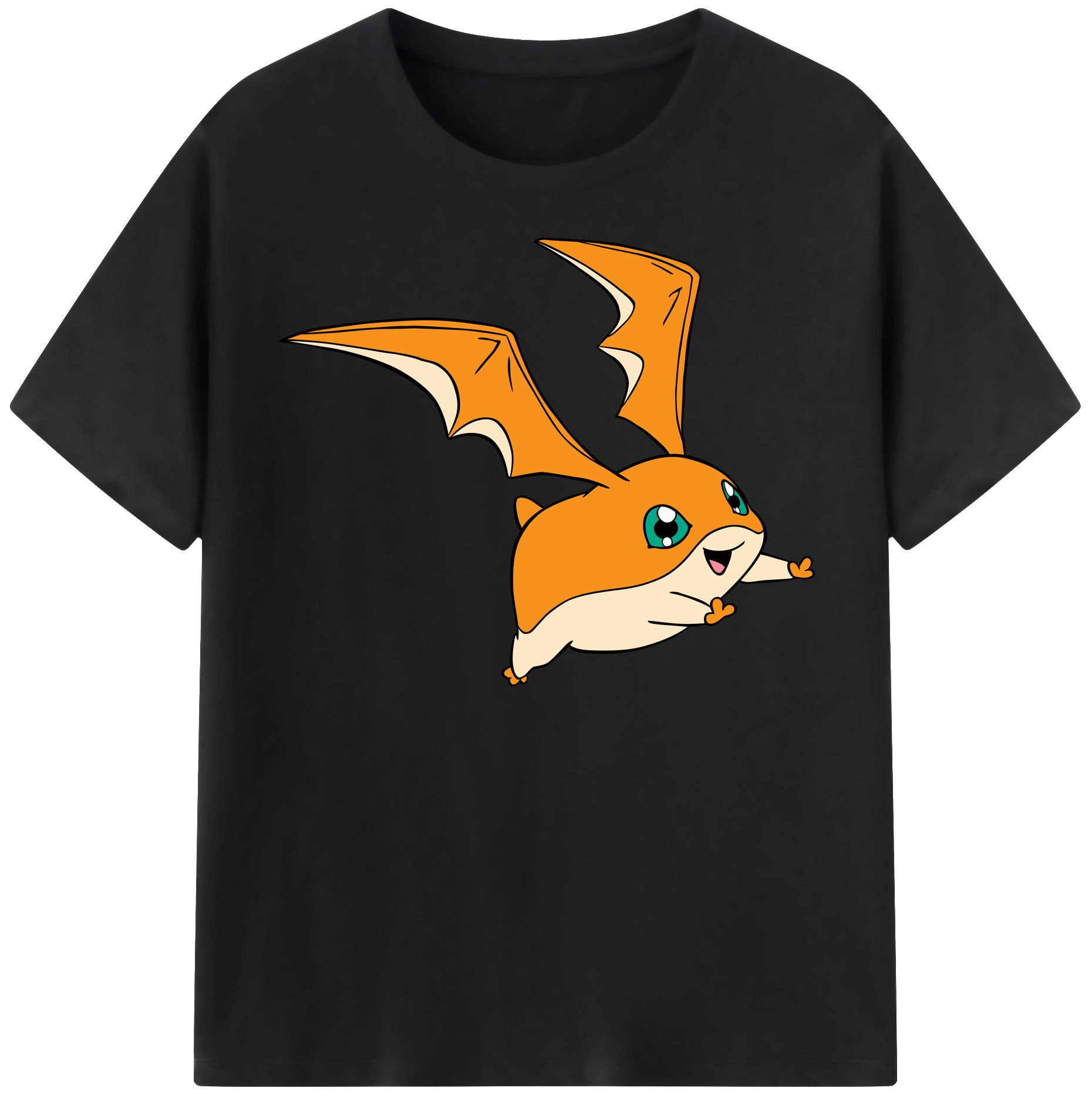 （画像用） Digimon デジタルモンスター/デジモン レディースカジュアルプリントTシャツ（綿100％）
