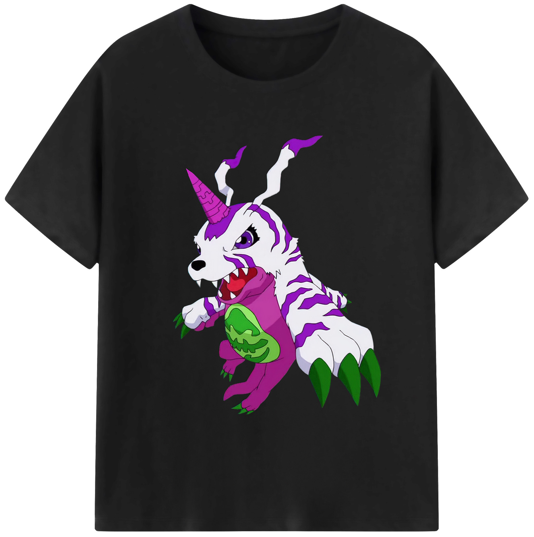 （画像用） Digimon デジタルモンスター/デジモン レディースカジュアルプリントTシャツ（綿100％）