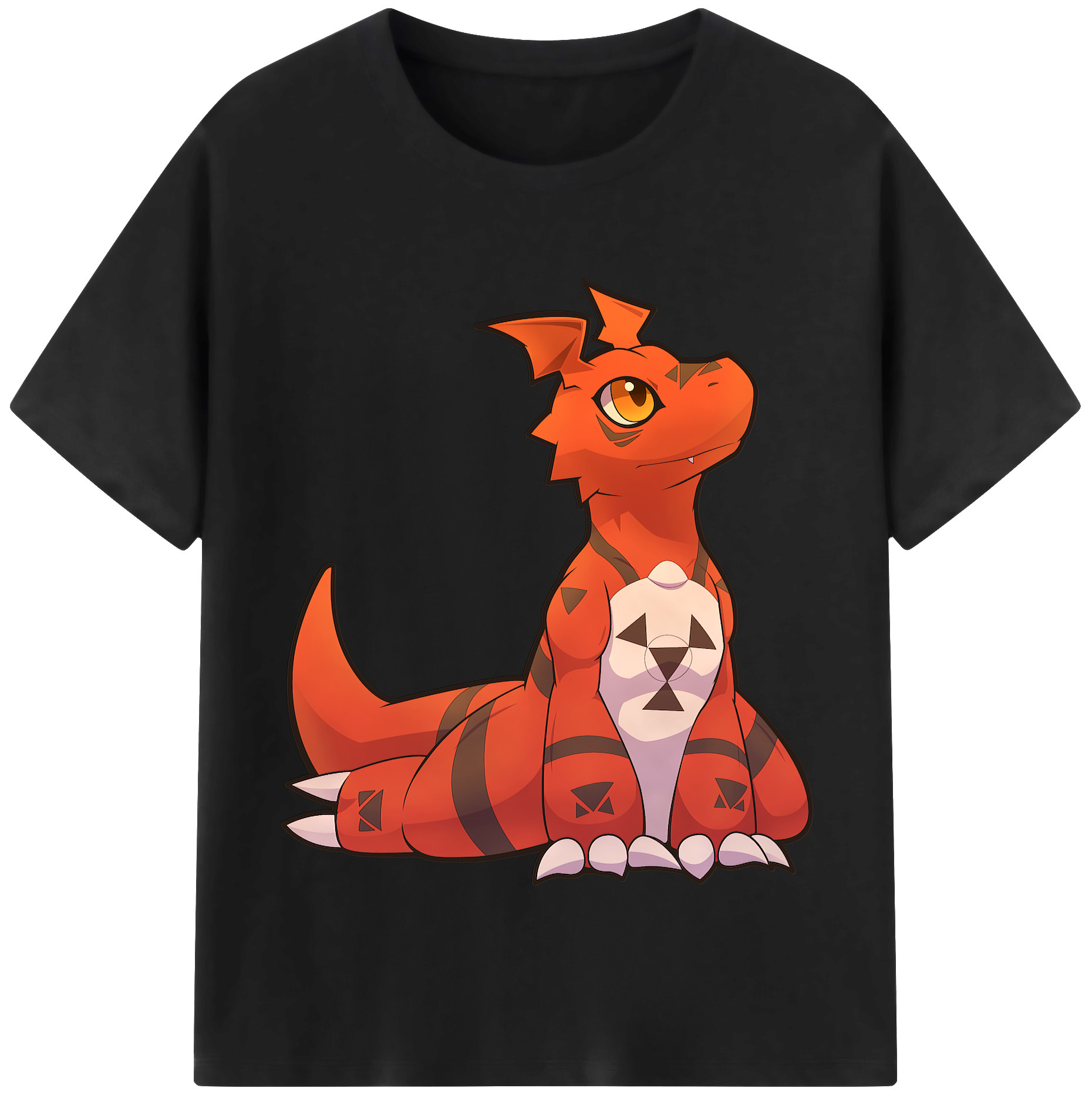 （画像用） Digimon デジタルモンスター/デジモン レディースカジュアルプリントTシャツ（綿100％）