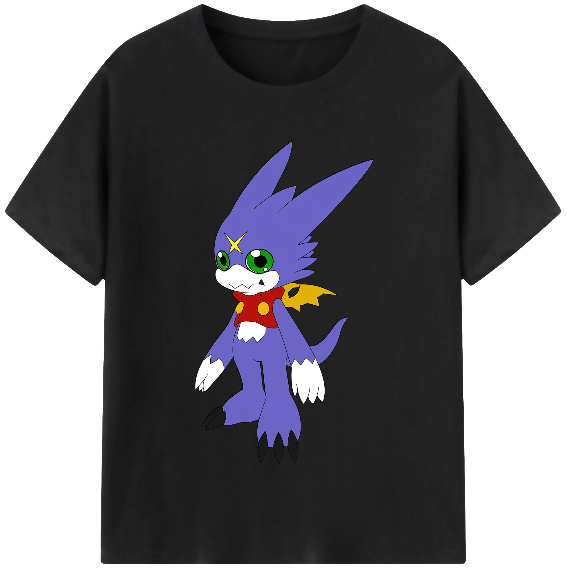 （画像用） Digimon デジタルモンスター/デジモン レディースカジュアルプリントTシャツ（綿100％）