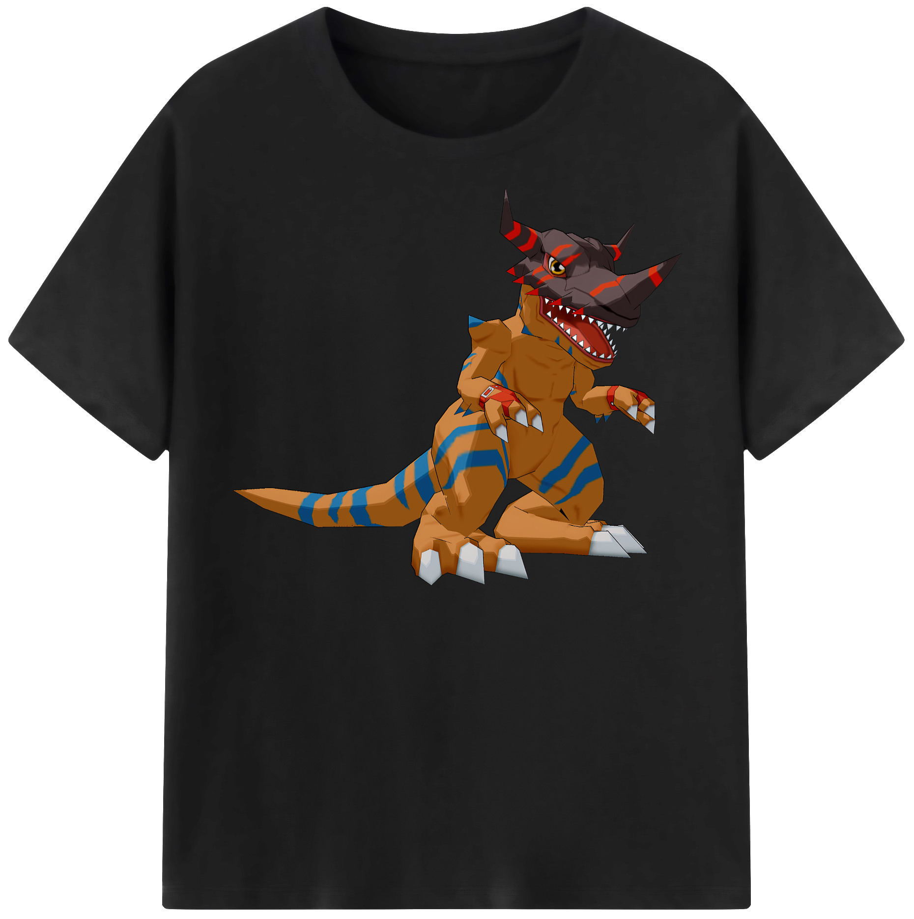 （画像用） Digimon デジタルモンスター/デジモン レディースカジュアルプリントTシャツ（綿100％）