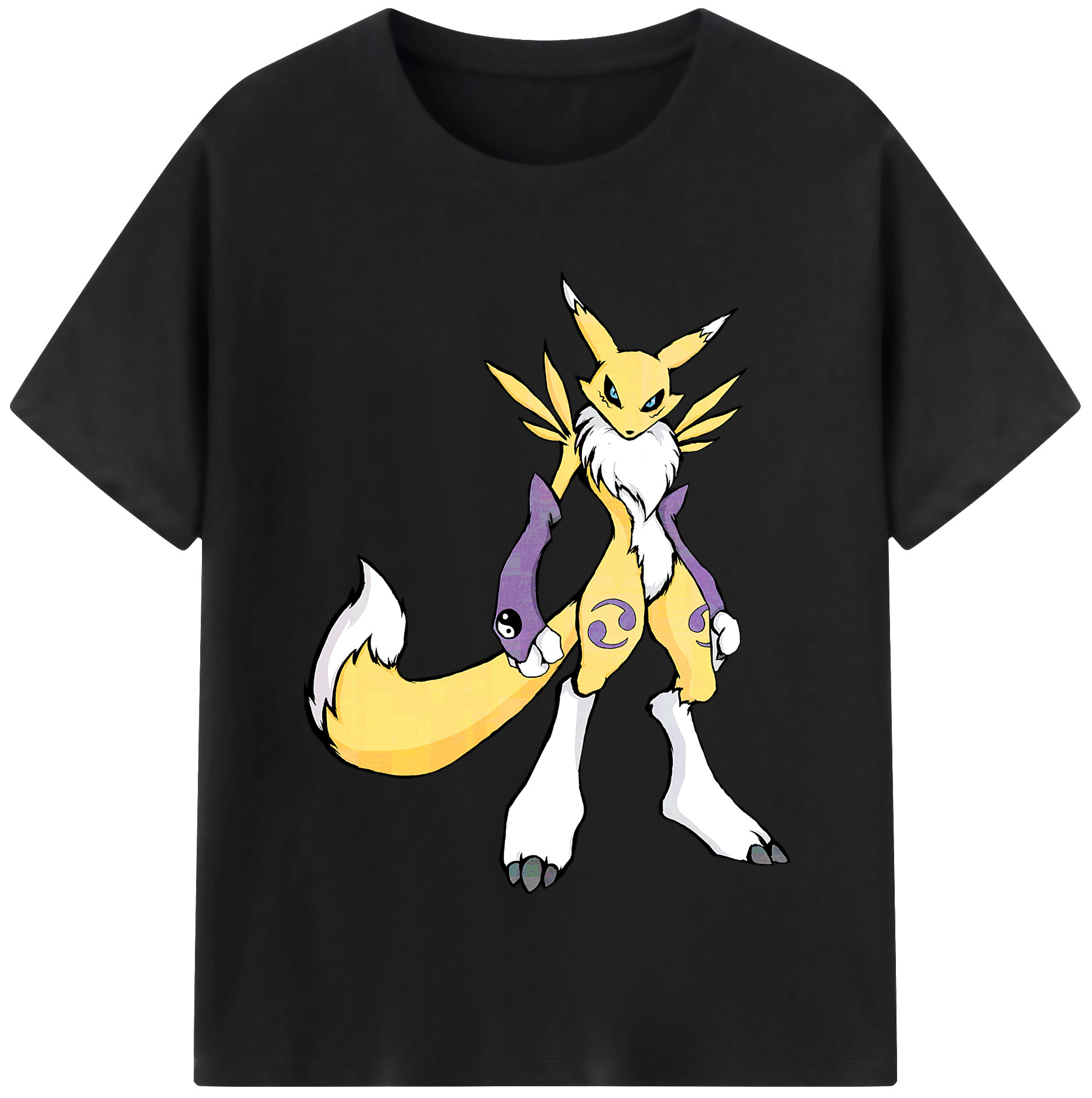 （画像用） Digimon デジタルモンスター/デジモン レディースカジュアルプリントTシャツ（綿100％）