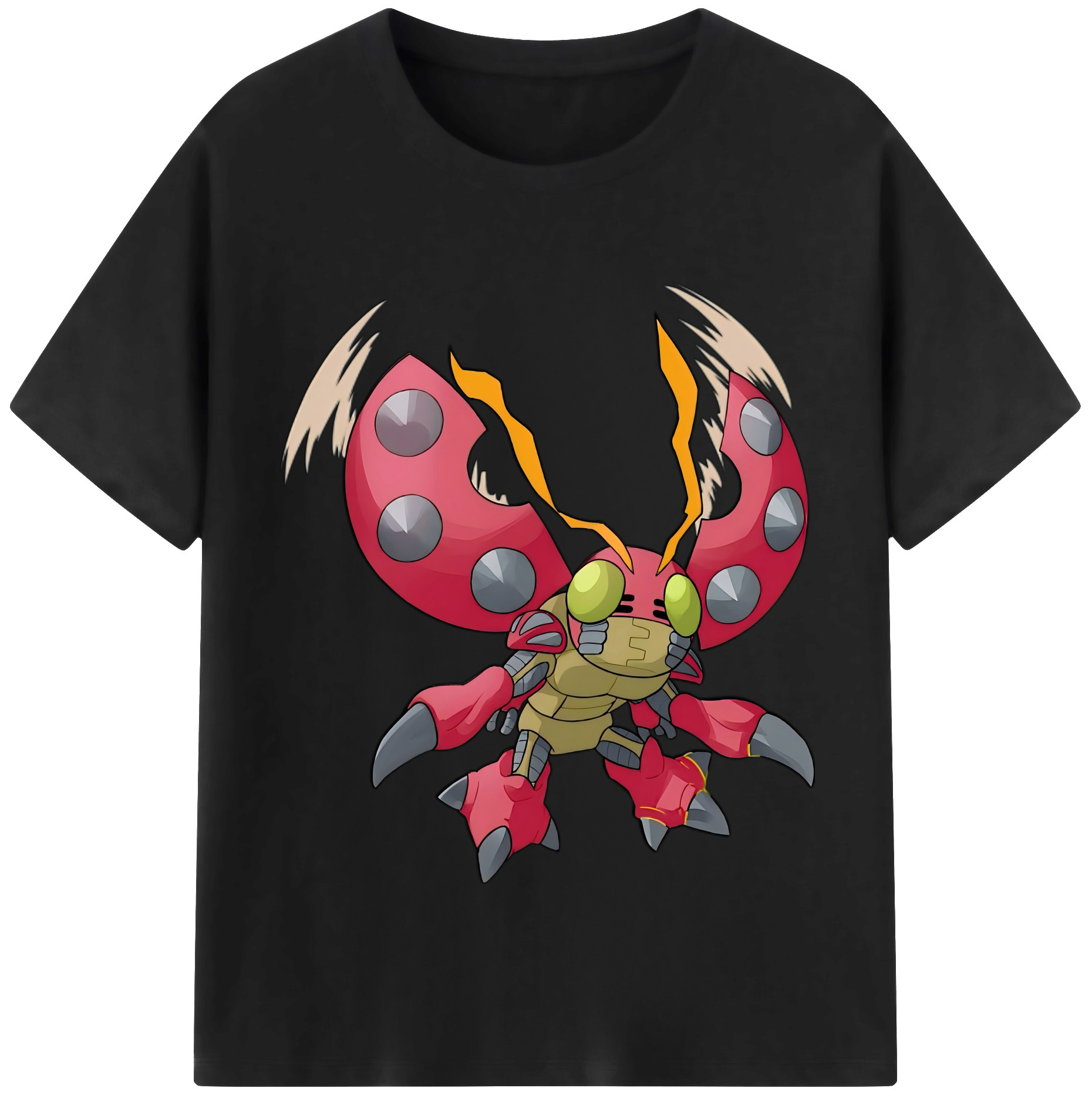 （画像用） Digimon デジタルモンスター/デジモン レディースカジュアルプリントTシャツ（綿100％）